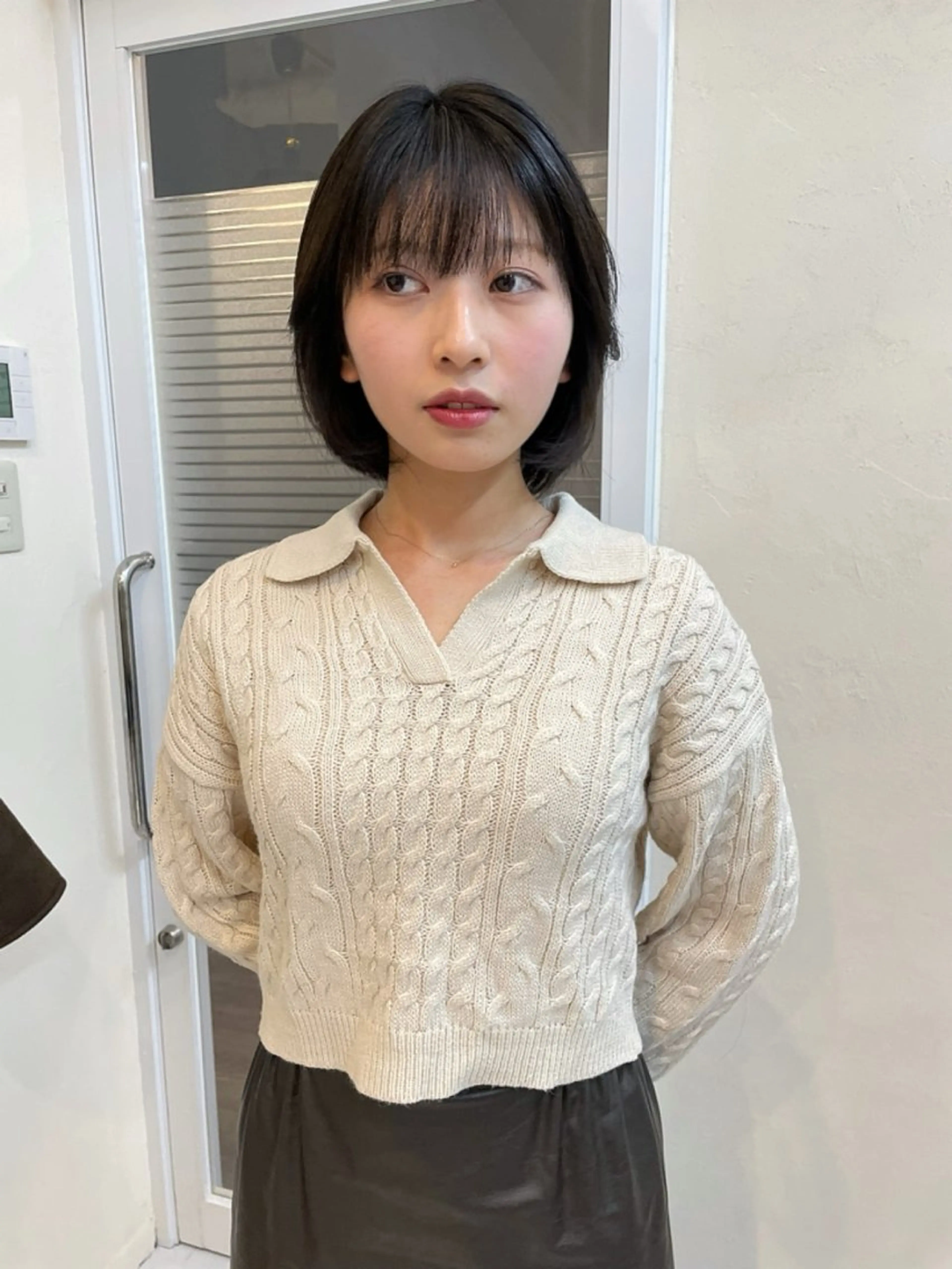 ミディアム カラー ウルフ/ボブ/レイヤ ーカット◎ricoのヘアスタイル