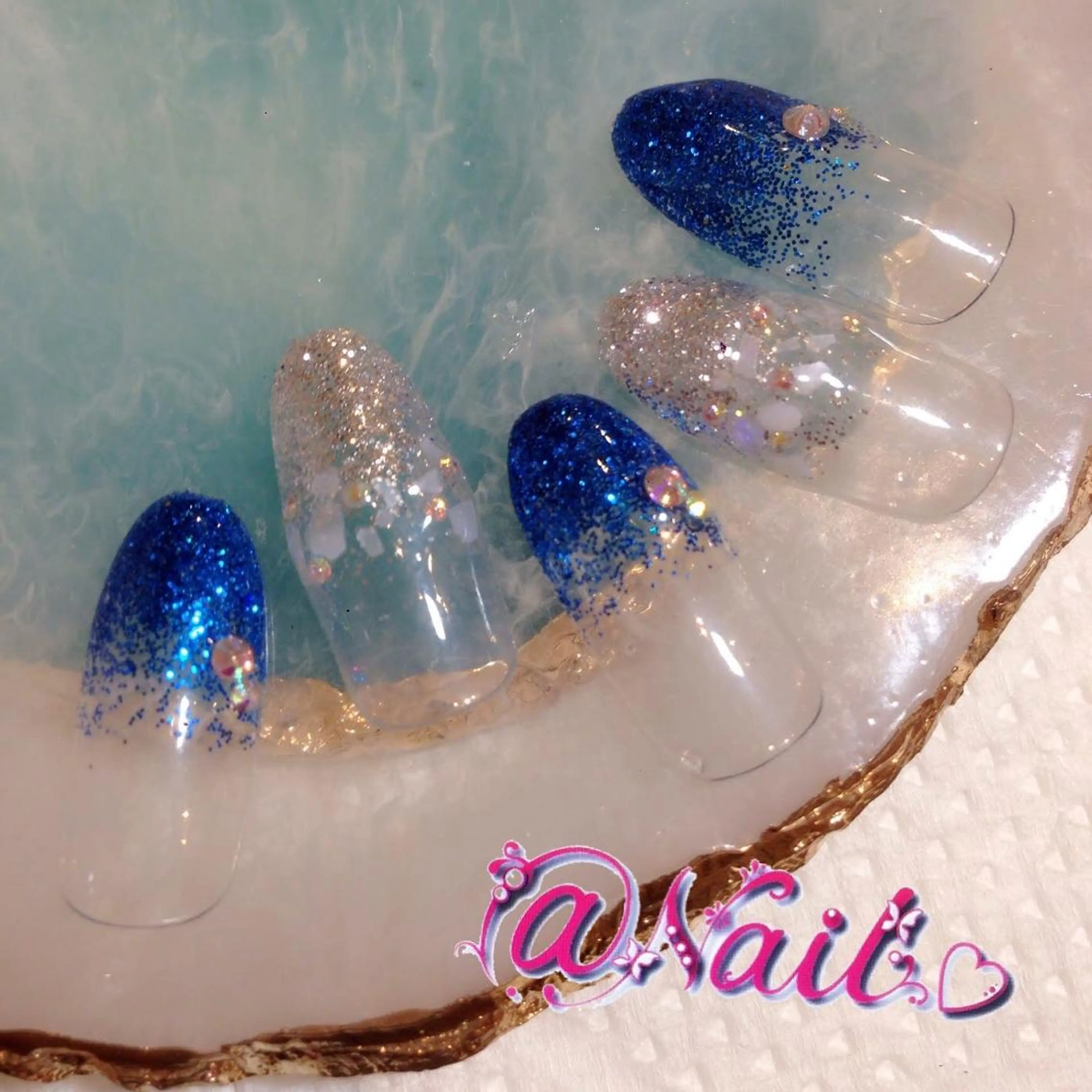 ネイル ネイルチップ 小尾 栞のネイルデザイン