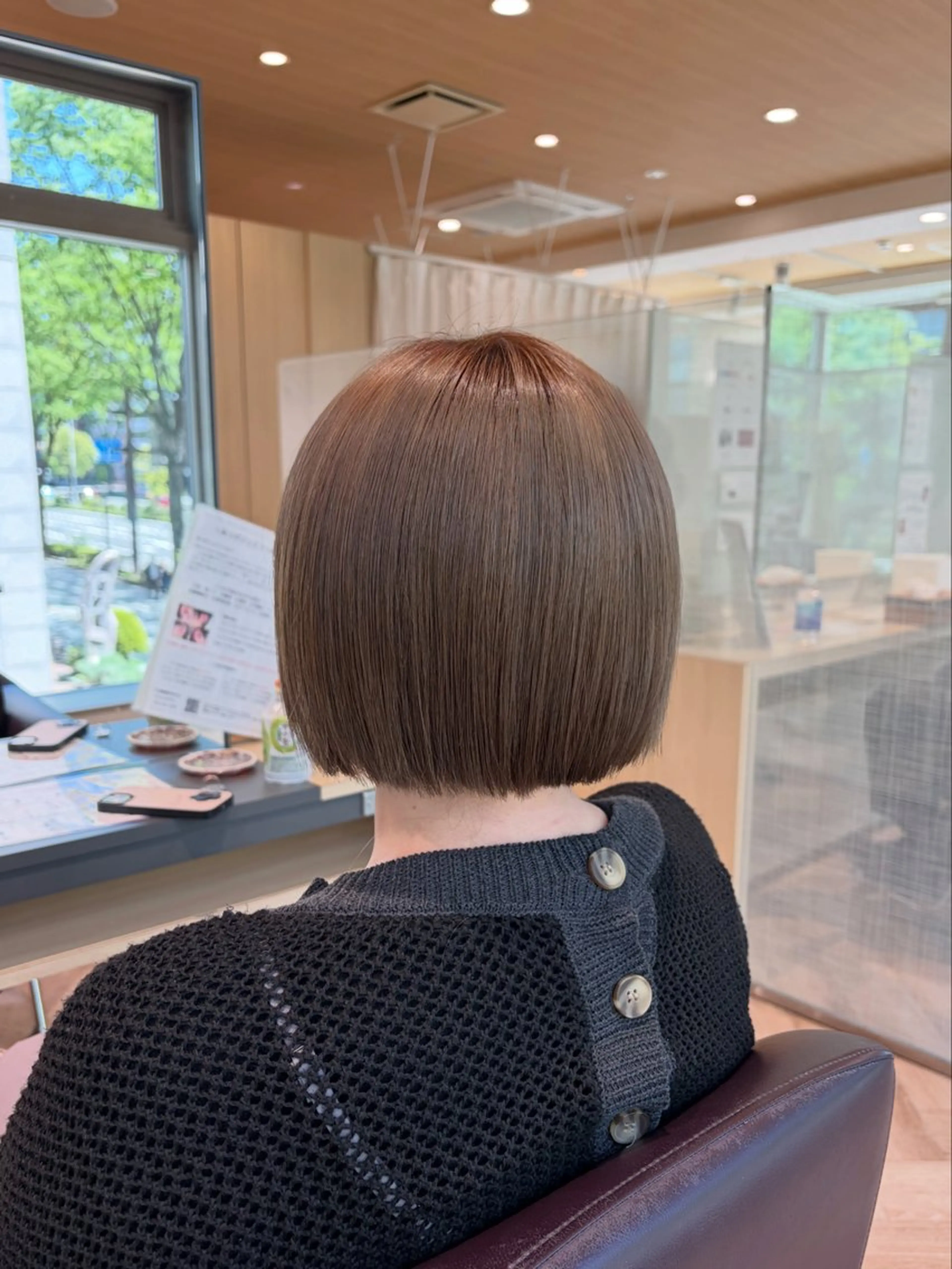 カラー 透明感カラー グレージュ 菊地 楓のヘアスタイル
