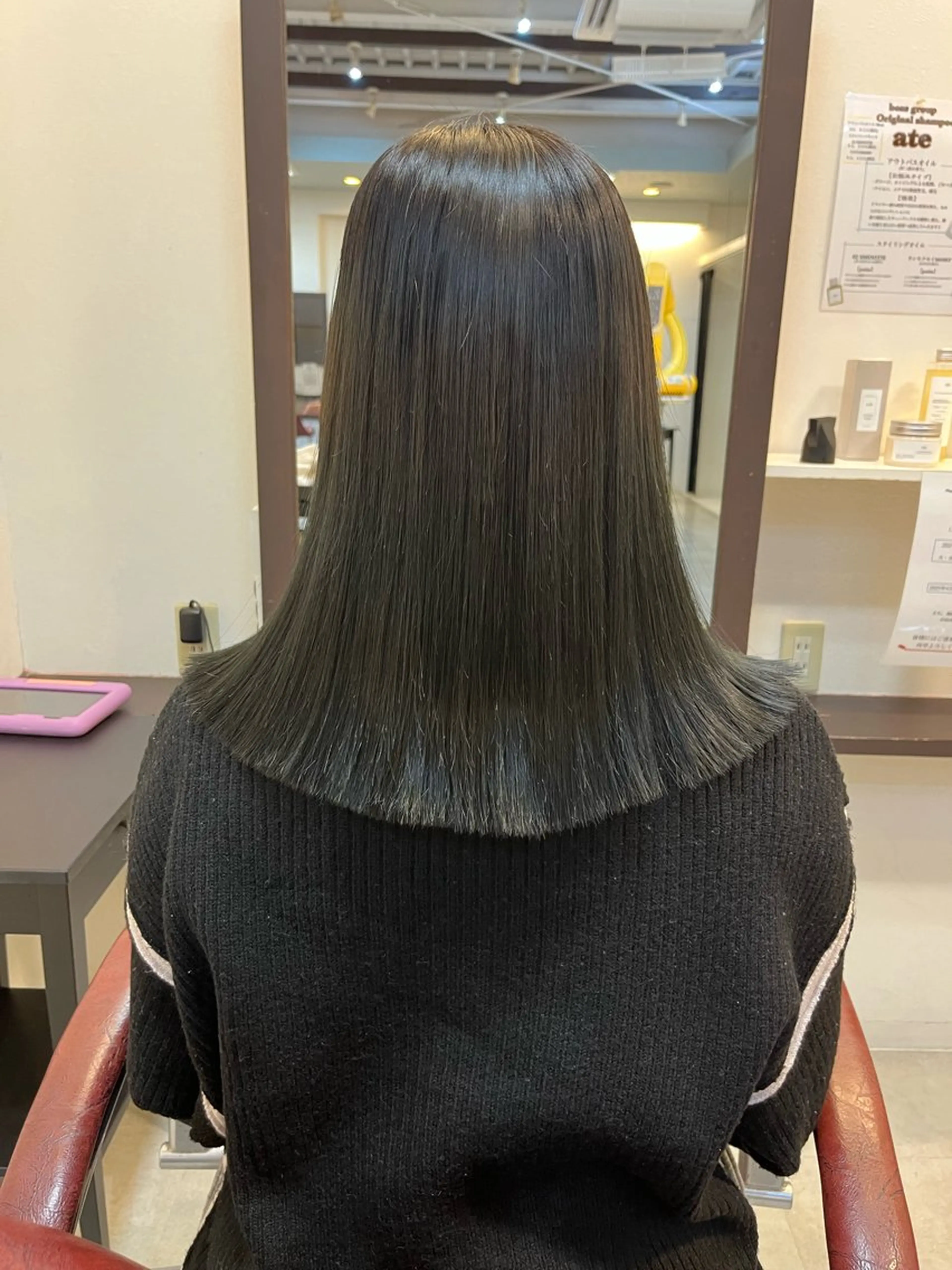 カラー 立道 樹奈のヘアスタイル