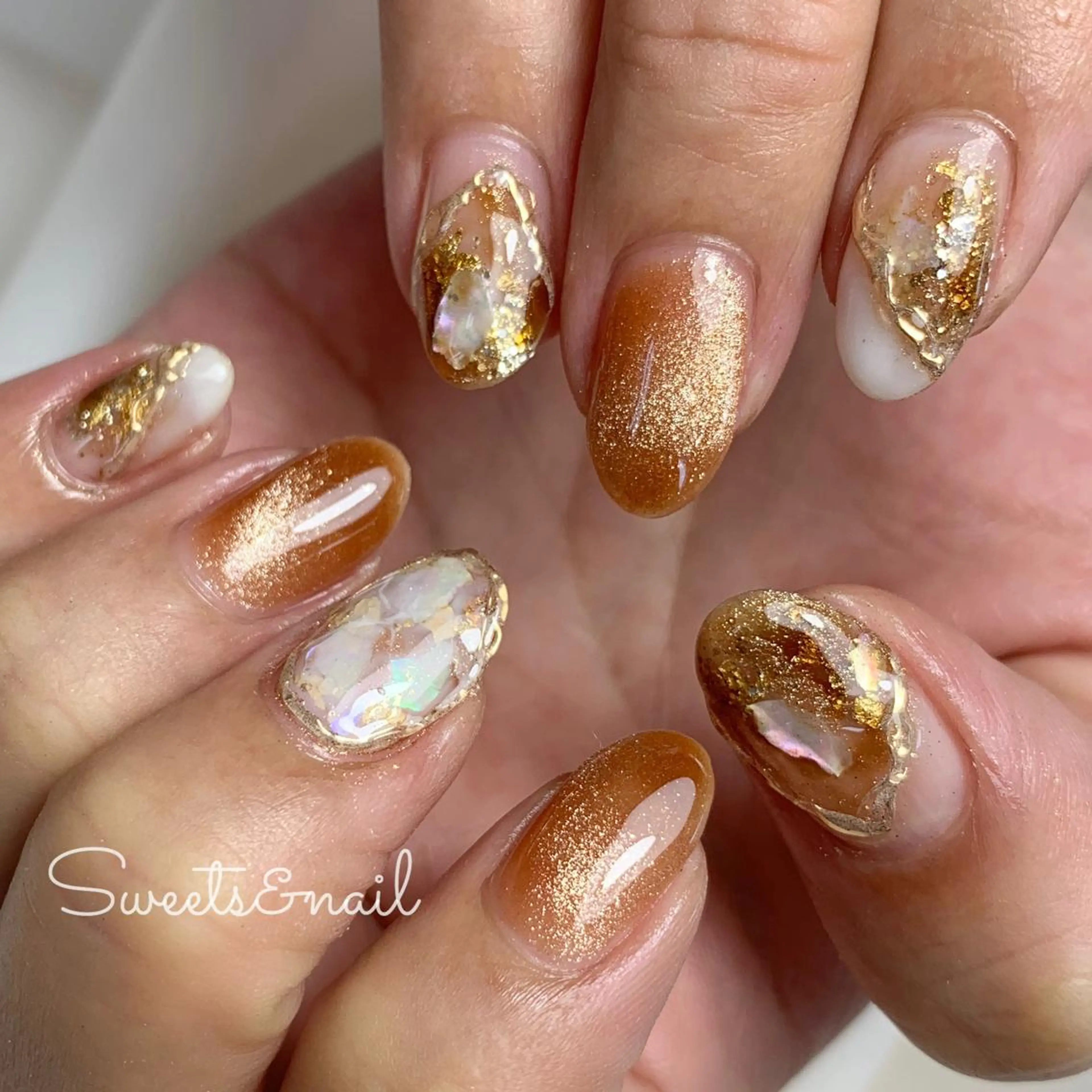 ネイル マグネットネイル Sweets& nail みなこのネイルデザイン