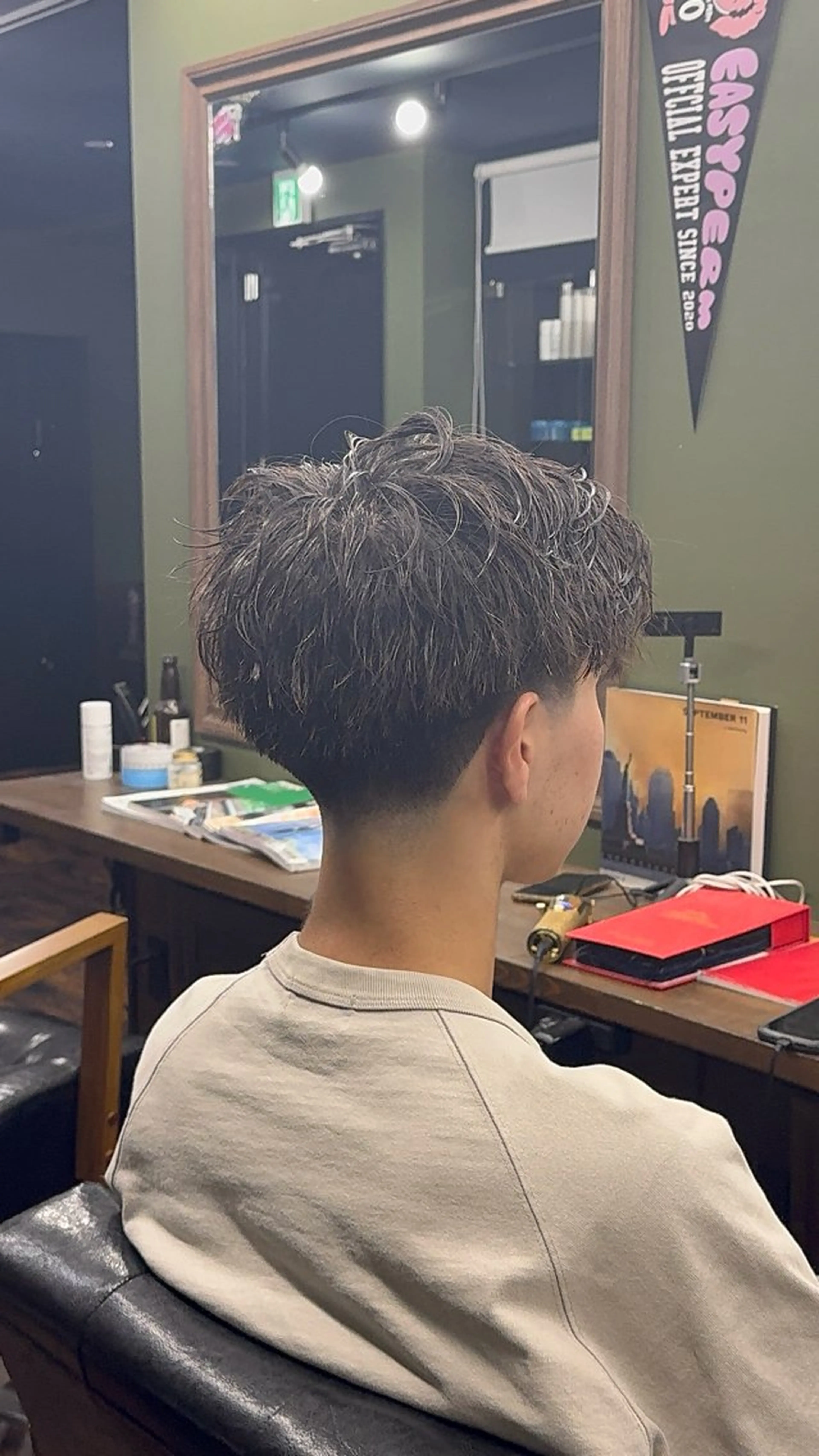 メンズ フェードカット カット 川崎 健翔のヘアスタイル