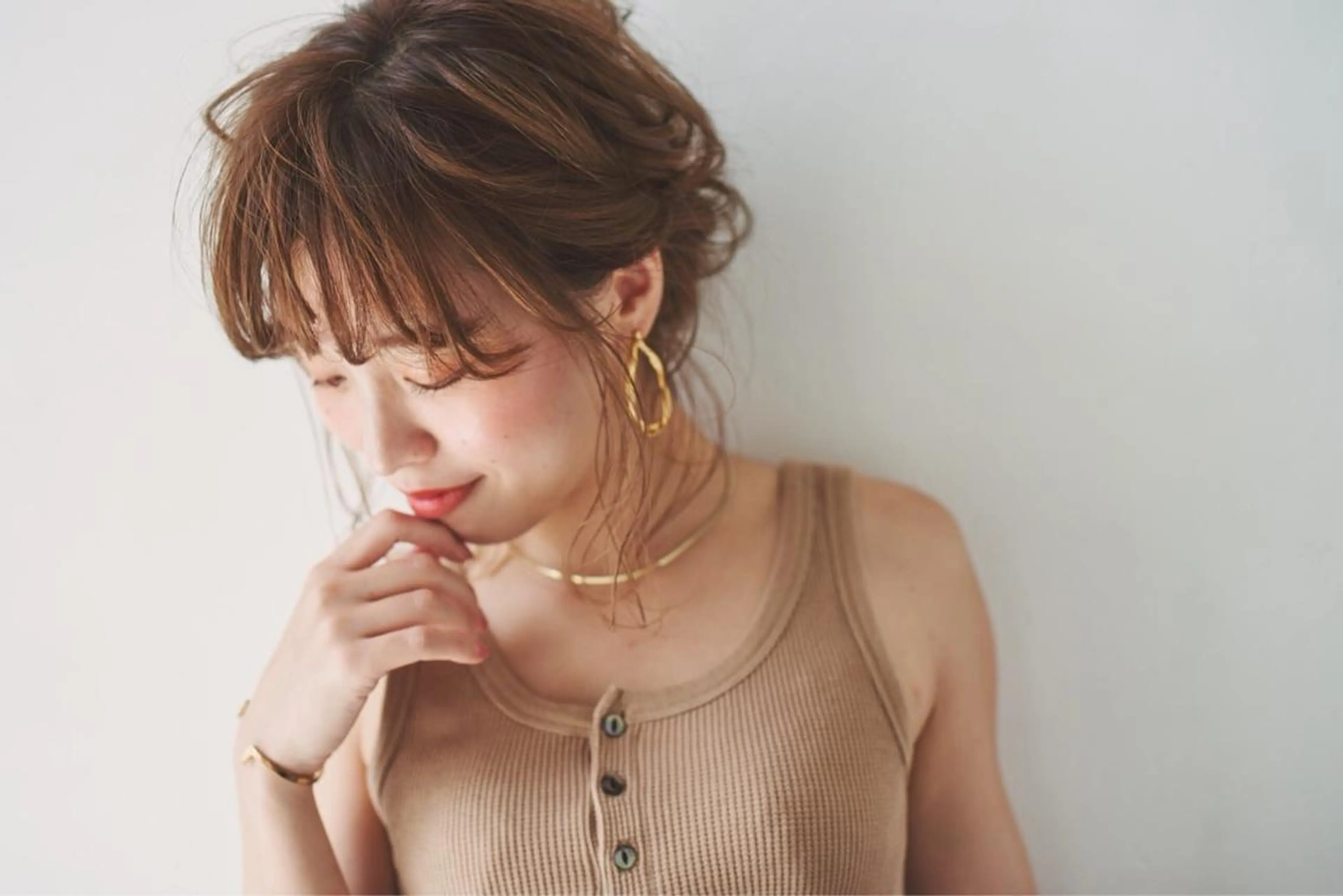 ミディアム 【髪質改善】 梅田　聡のヘアスタイル