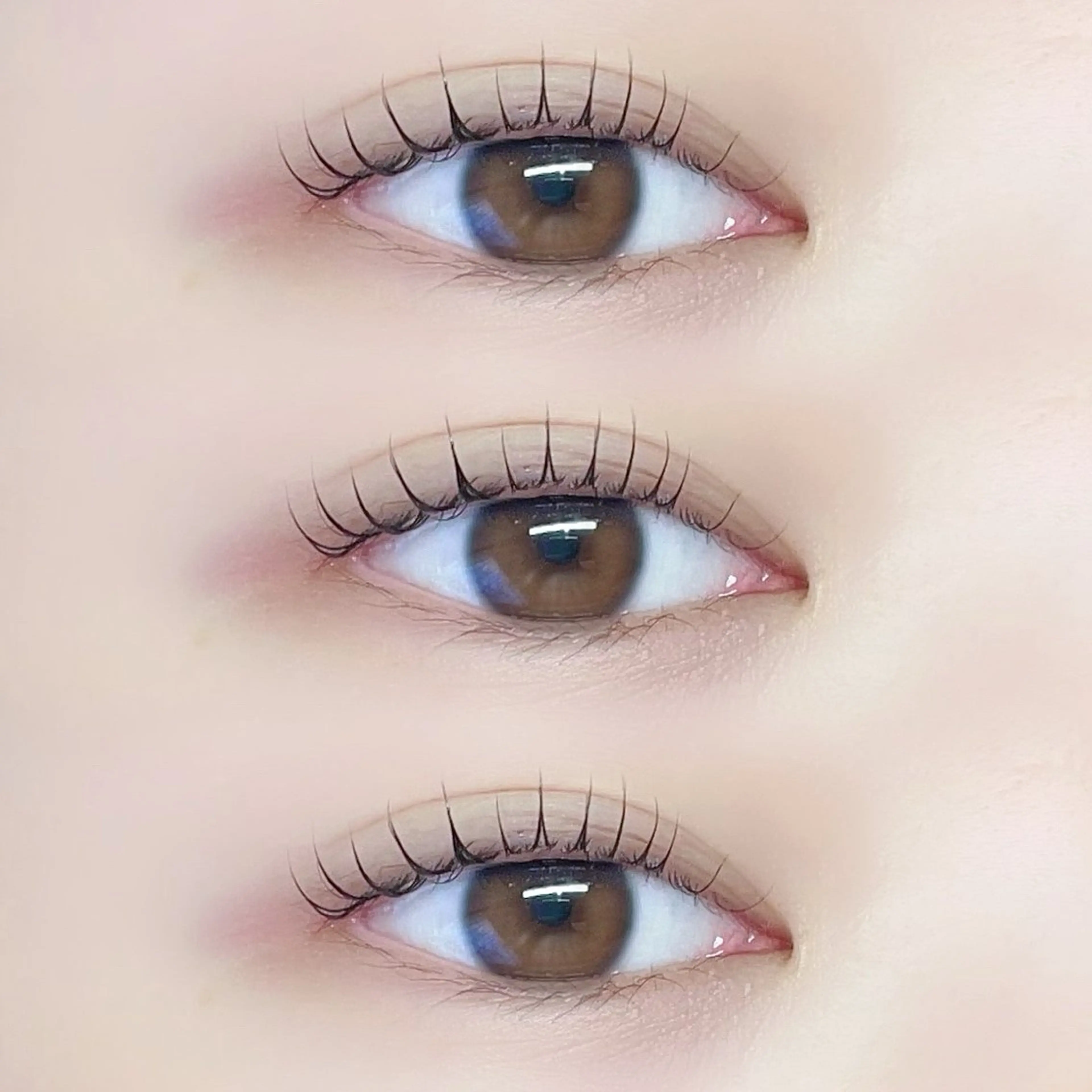マツエク・マツパ 束感まつ毛 韓国風マツエク パリジェンヌラッシュリフト 下まつげエクステ 一重×まつ毛パーマ rei /meme まつパ アイブロウのマツエク・マツパデザイン