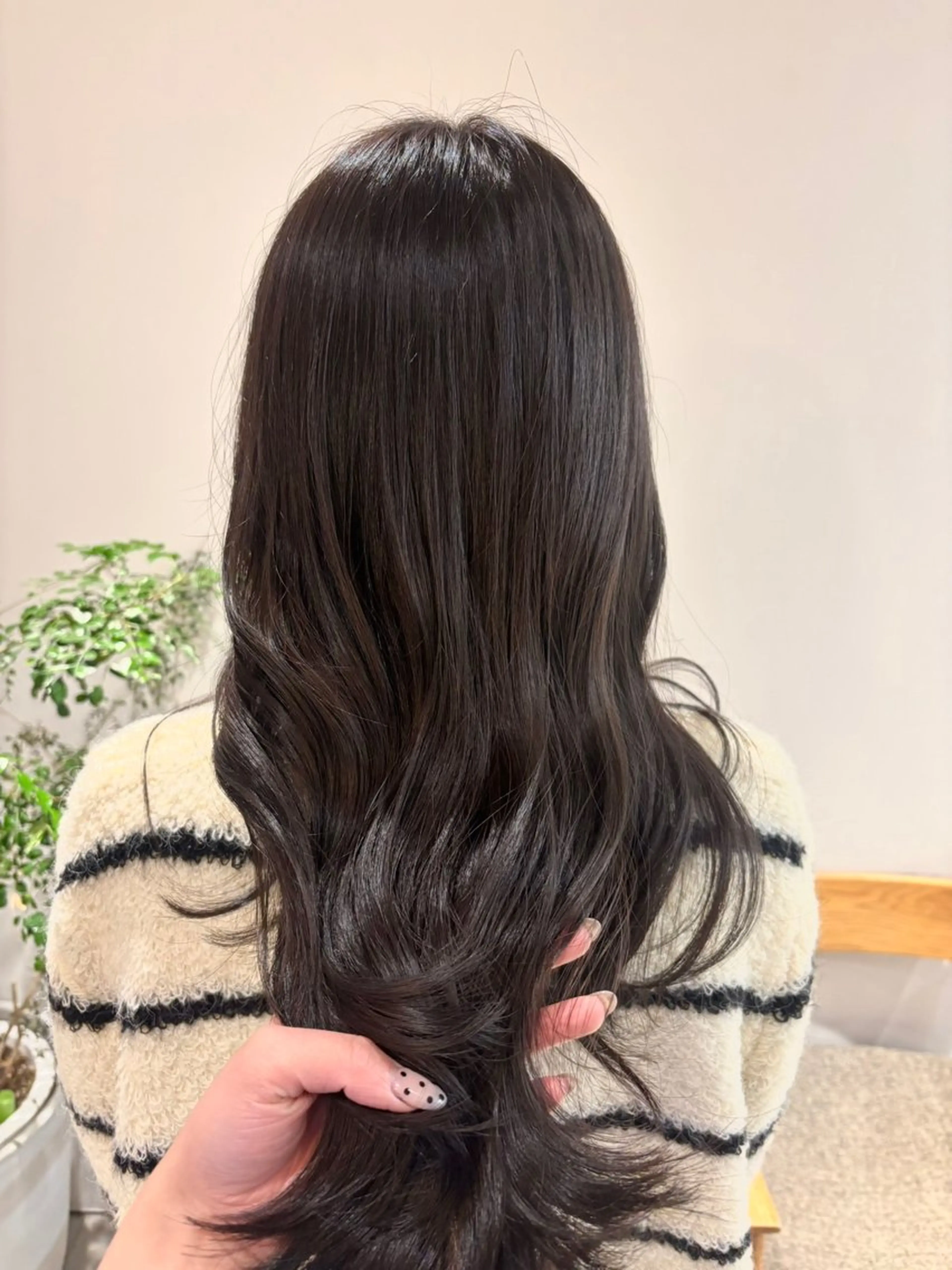 セミロング カラー グレージュ カット ヘアカラー トリートメント 透明感カラー/ レイヤーkotonoのヘアスタイル