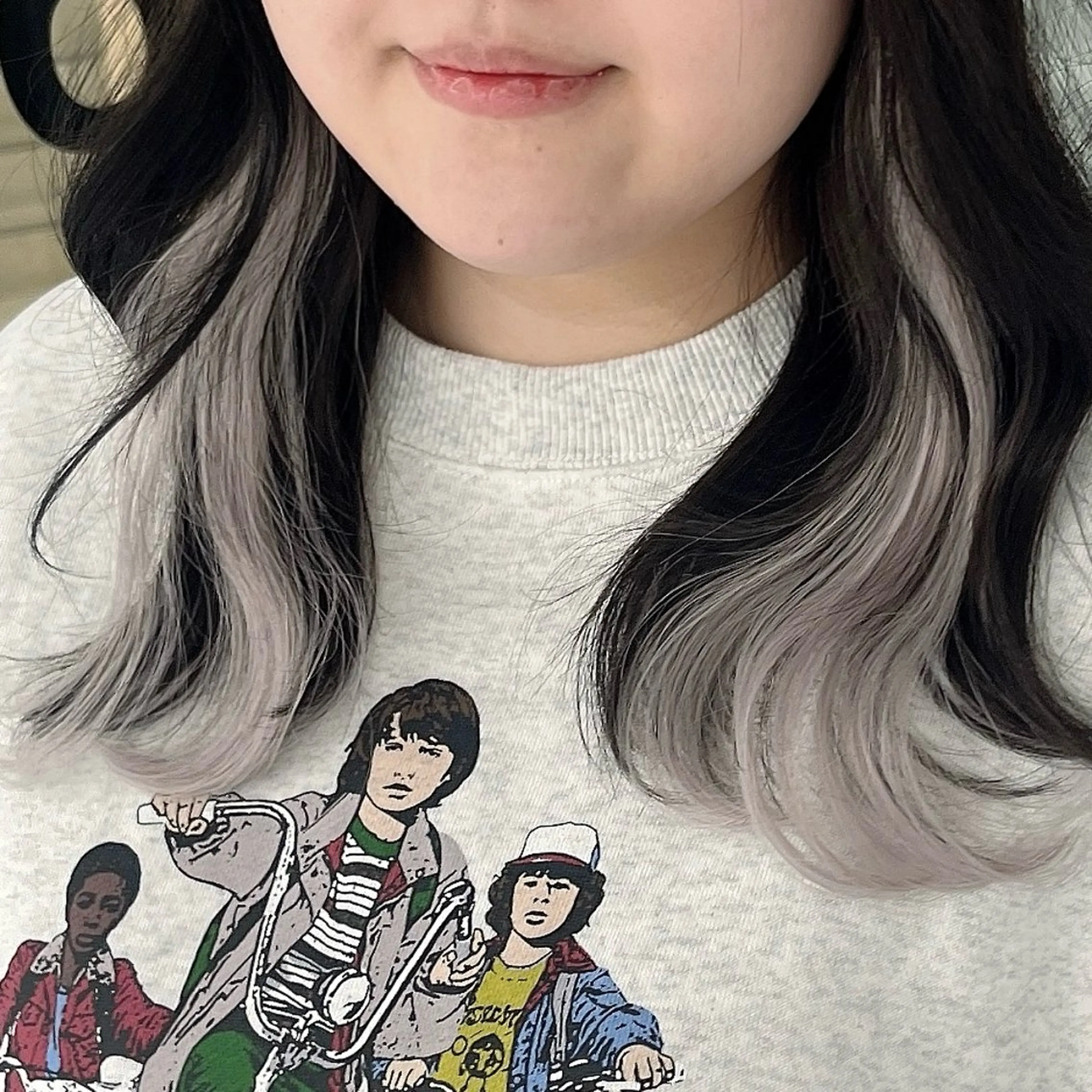 セミロング エクステ エクステ りおな/髪質改善/ カラー /平尾のヘアスタイル