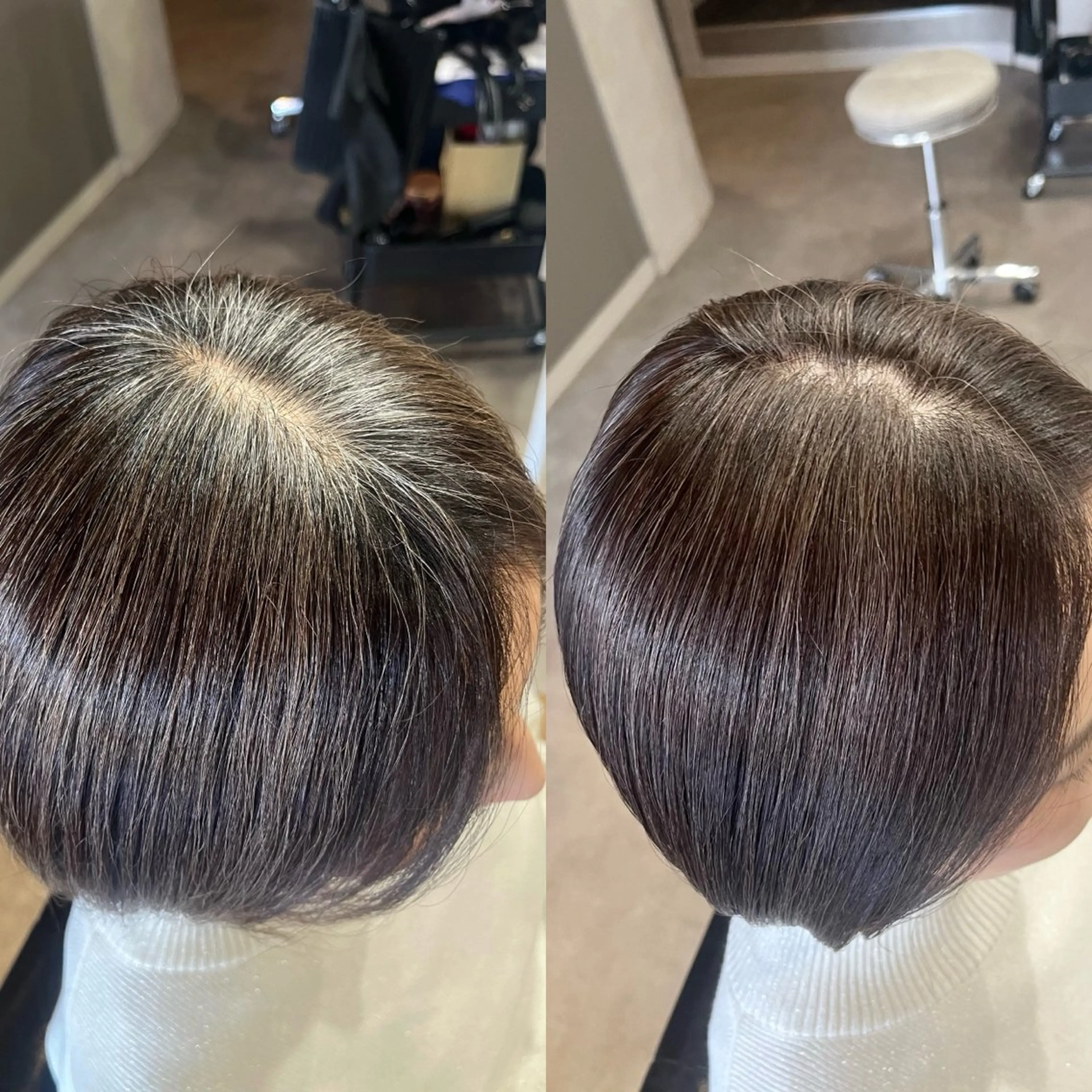 ショート カラー ブリーチ 透明感カラー 瀧　元気/ショート/ 白髪ぼかし/髪質改善のヘアスタイル