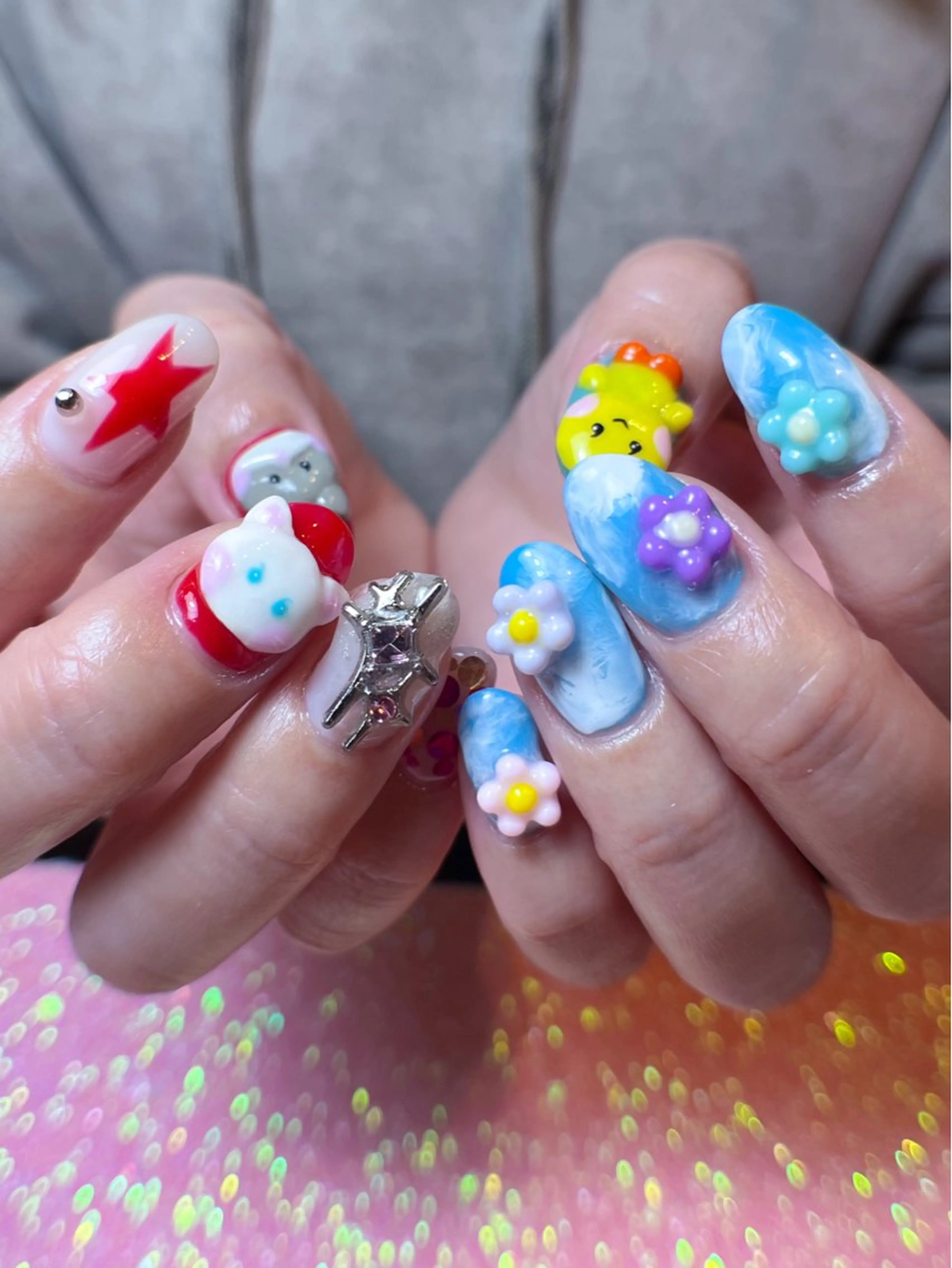 ネイル 韓国ネイル ハンドネイル ハンドケア ナツインフィニティ ネイルズ（なつ）のネイルデザイン