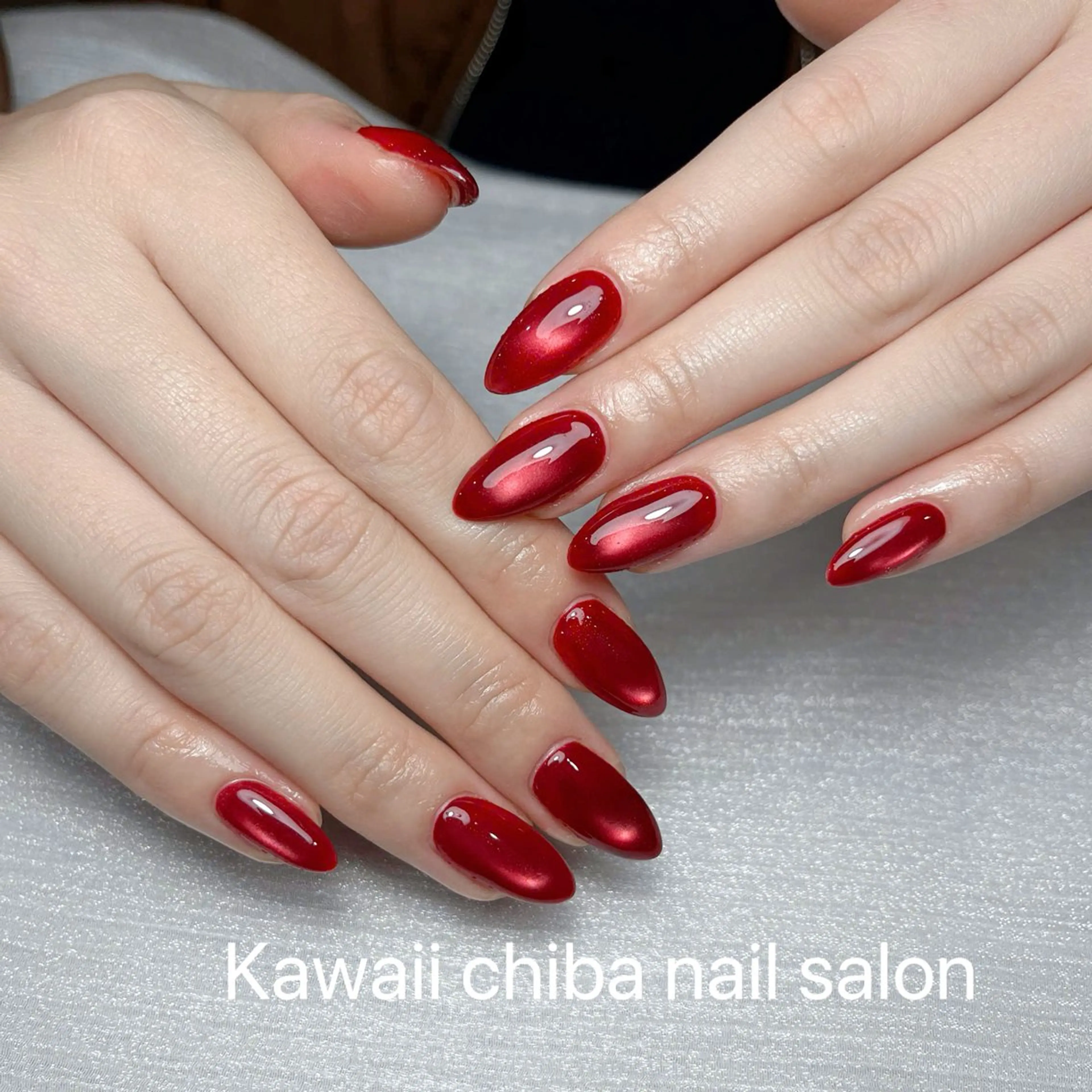 ネイル ドット 長さ出し フレンチネイル 韓国ネイル ワンホンネイル Kawaii Chiba nailのネイルデザイン