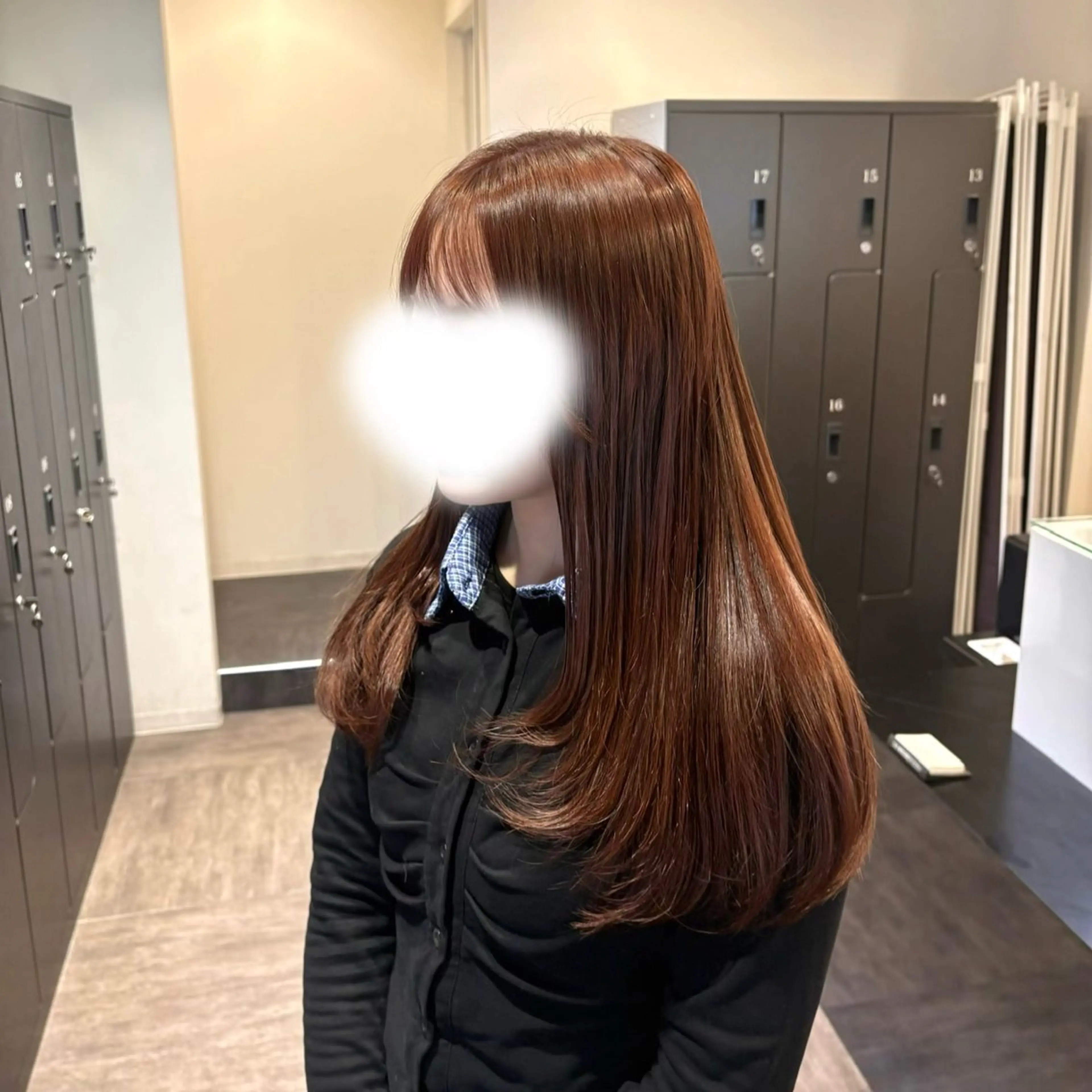 ロング カラー レイヤーカット ヘアカラー トリートメント 🖤大人可愛い⌇ 𝐑 𝐈 𝐎🖤のヘアスタイル