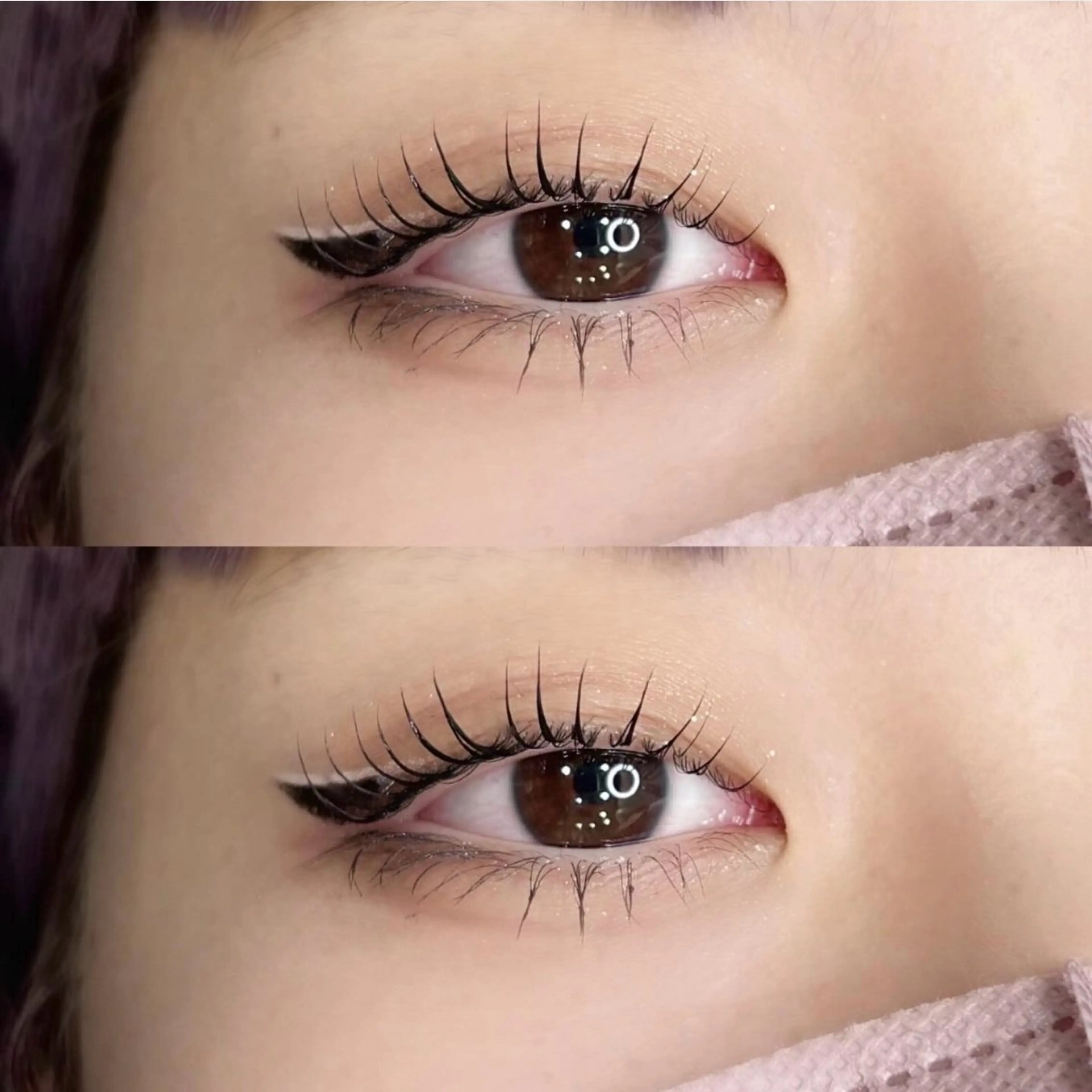 マツエク・マツパ まつげパーマ マツパ miho 【韓国束感まつげ】のマツエク・マツパデザイン