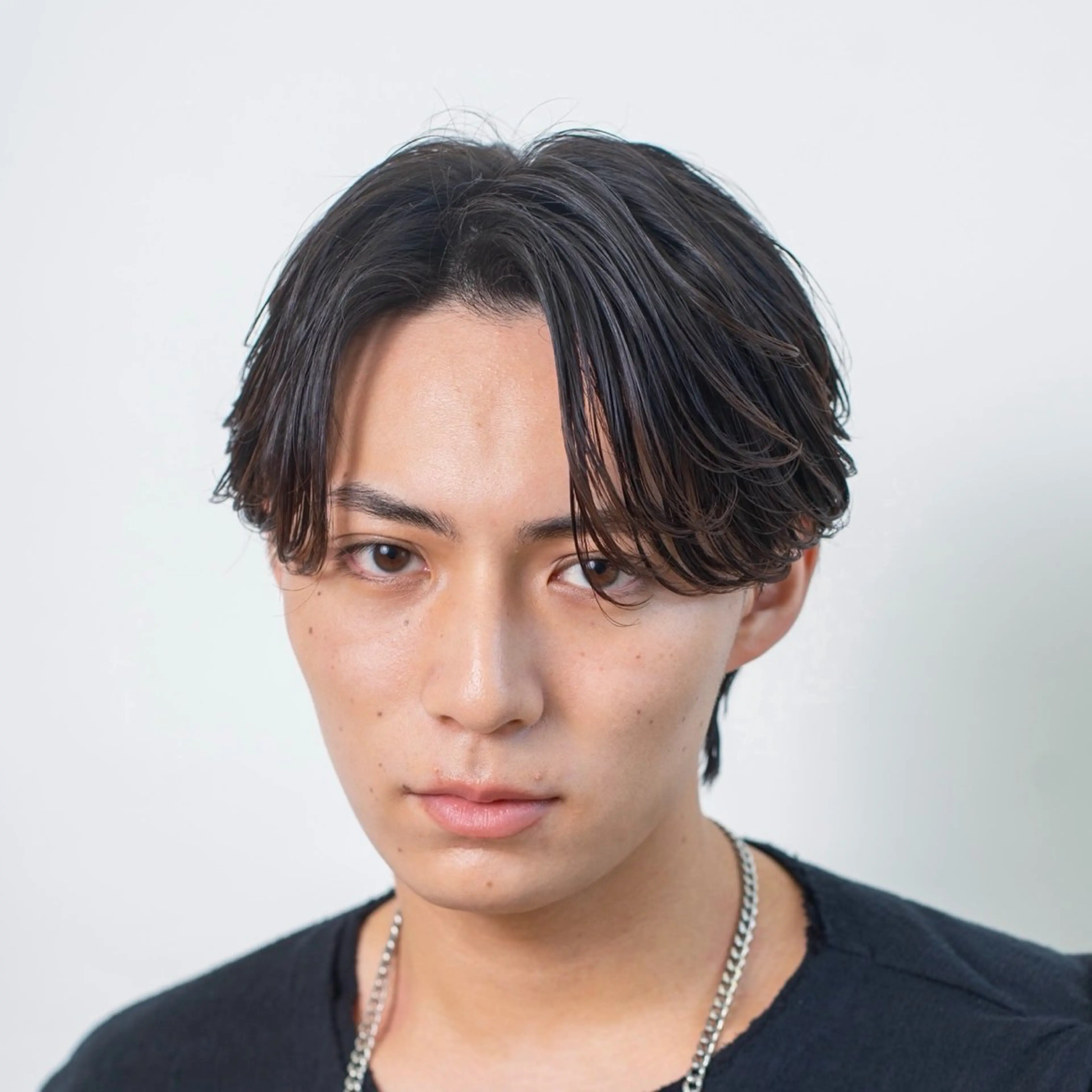 人気No.2✂︎メンズカット➕アイブロウ➕シャンプー【メンズ／似合わせ／ナチュラル／センターパート／マッシュ】の写真