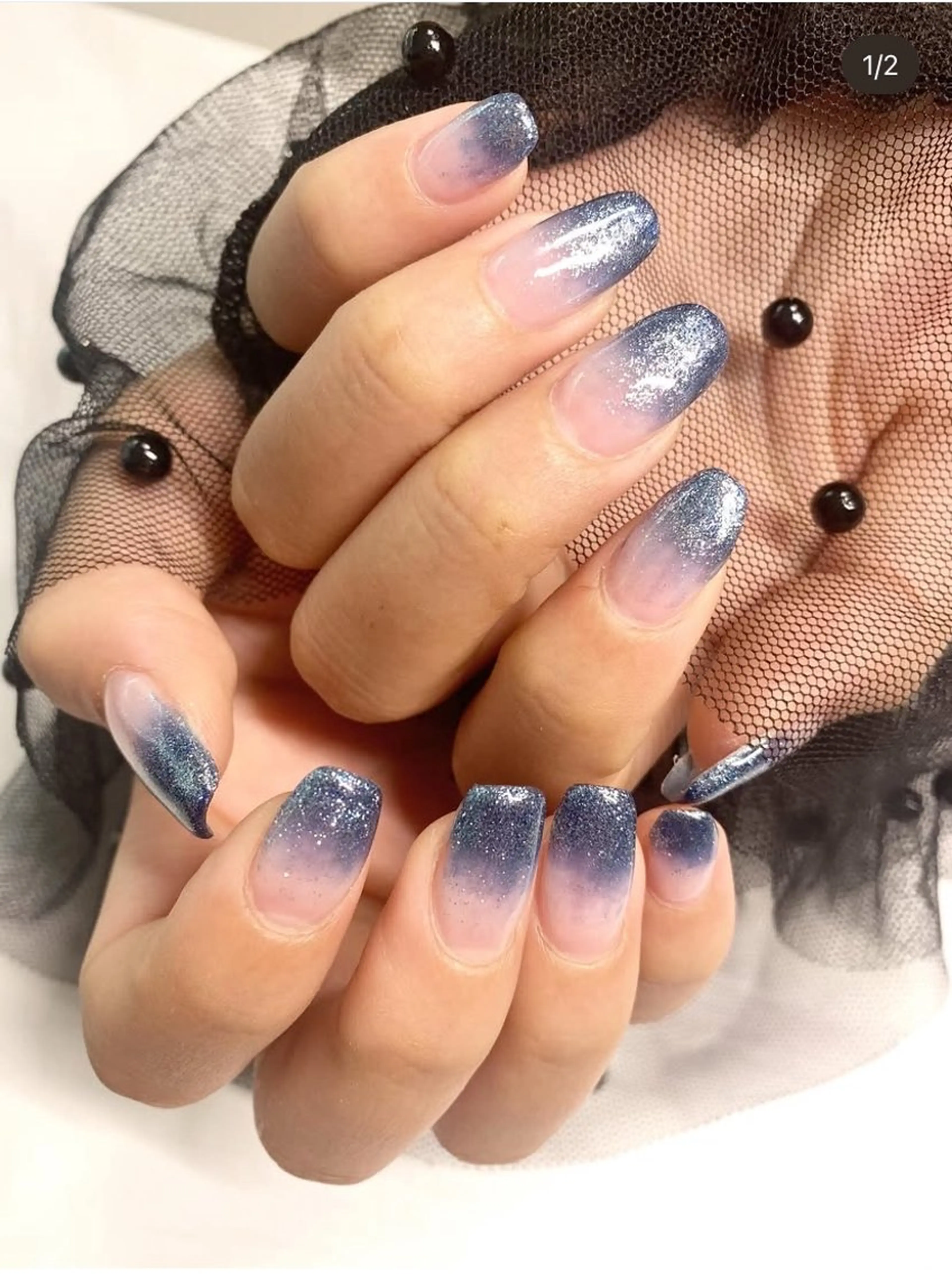 ネイル ラメ(グリッター) ラメグラデーション nail salon happinessのネイルデザイン