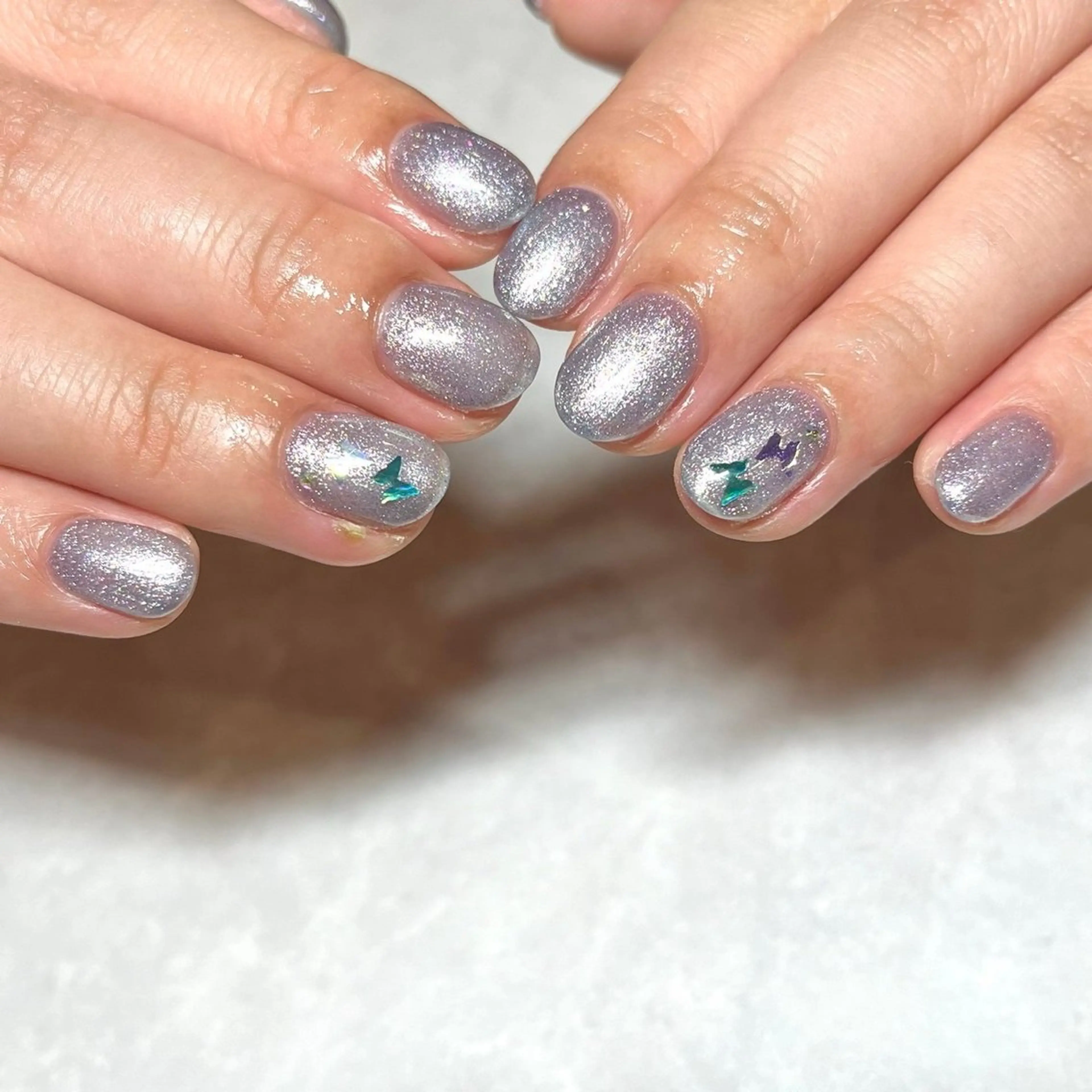 ネイル 0203ムニムサン 💙Honokaのネイルデザイン