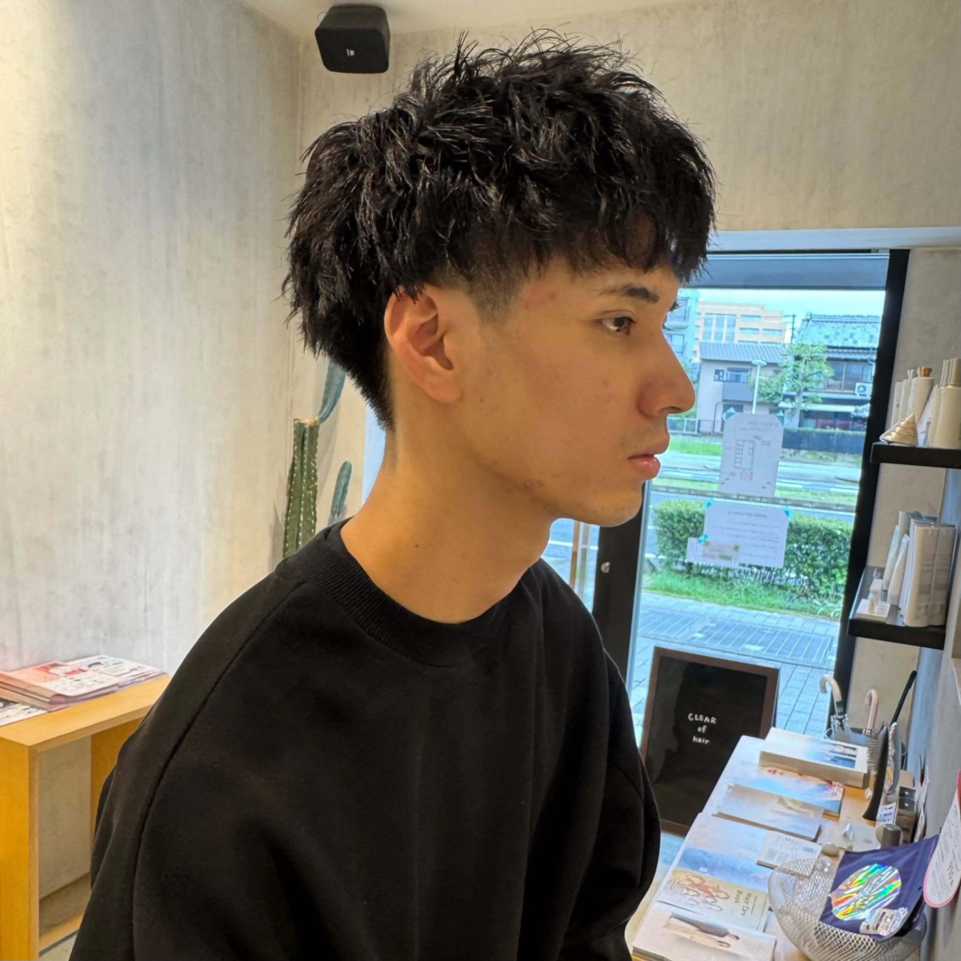 パーマ メンズ フェザーパーマ メンズパーマ プードルパーマ スペインカール スパイキーショート カット パーマ メンズパーマ/フェ ザーパーマ/古川晴輝のヘアスタイル