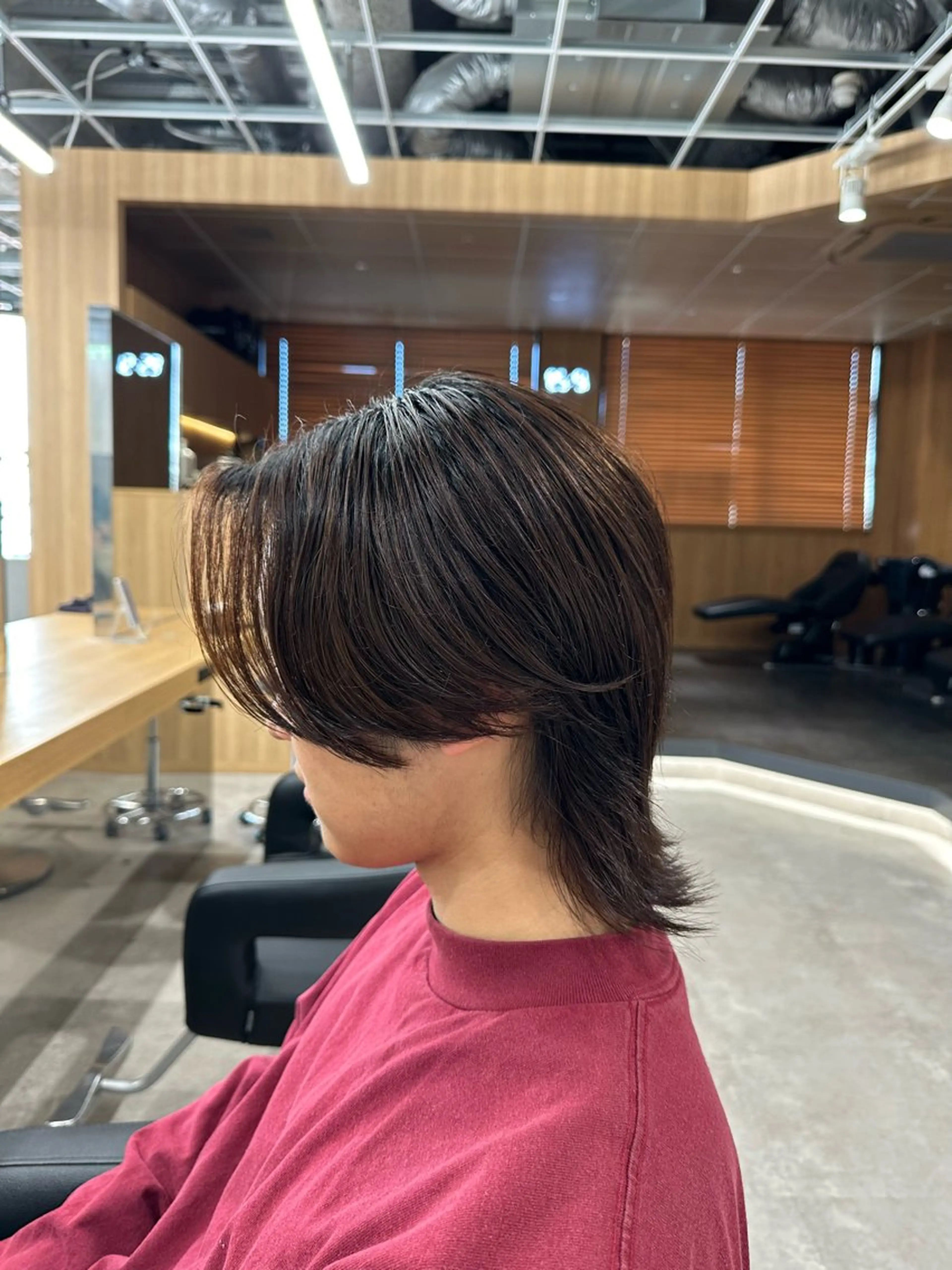 ショート メンズ センターパート メンズウルフカット 髪質改善 トリートメント ウルフカット 【パーマ率90%】 サエキカズマのヘアスタイル