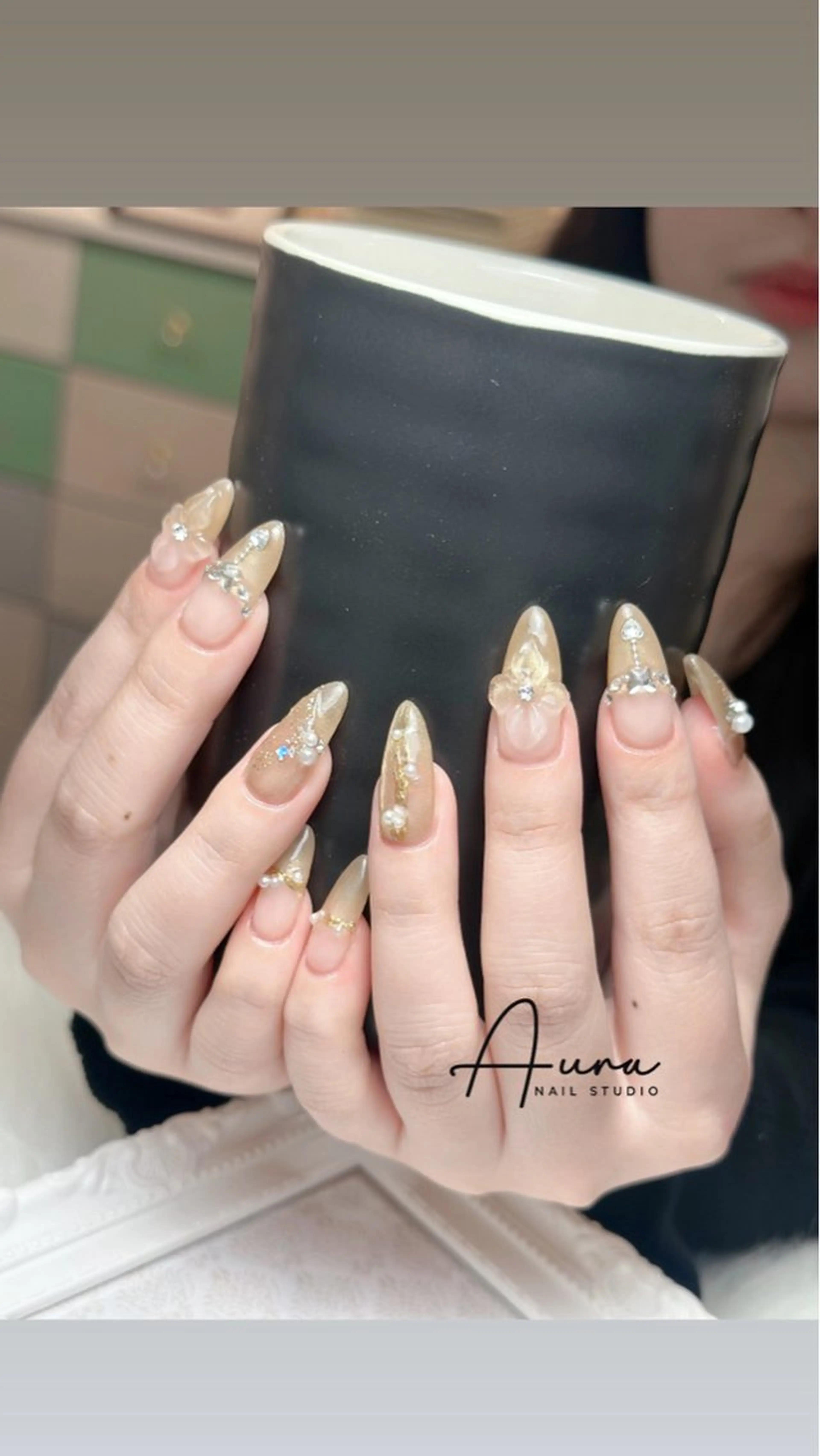 ネイル Aura Nail HanNaのネイルデザイン