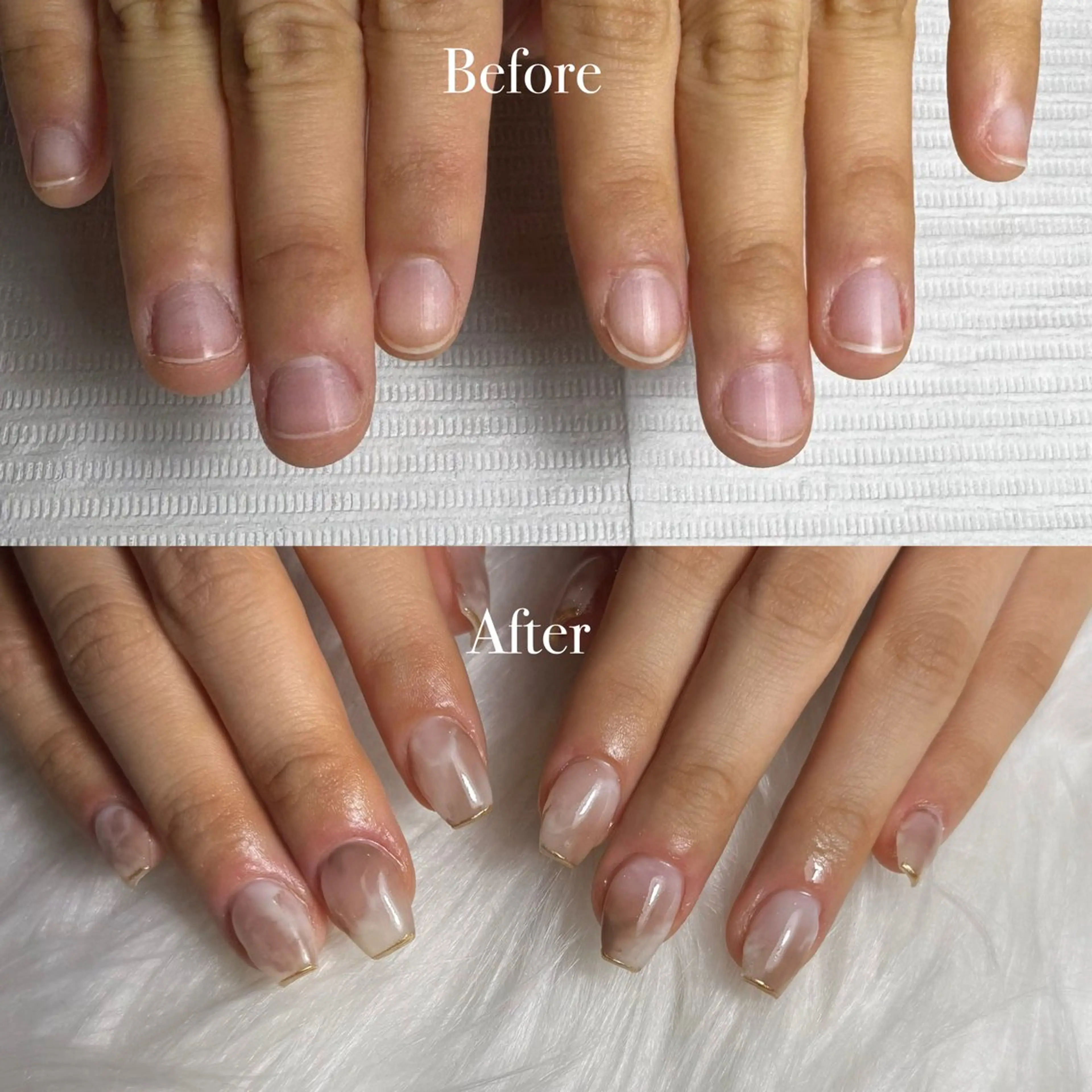 ネイル 長さ出し 大理石ネイル(マーブル) ニュアンスネイル ワンカラーネイル ショートネイル ハンドネイル NailTailor ネイルテイラーのネイルデザイン