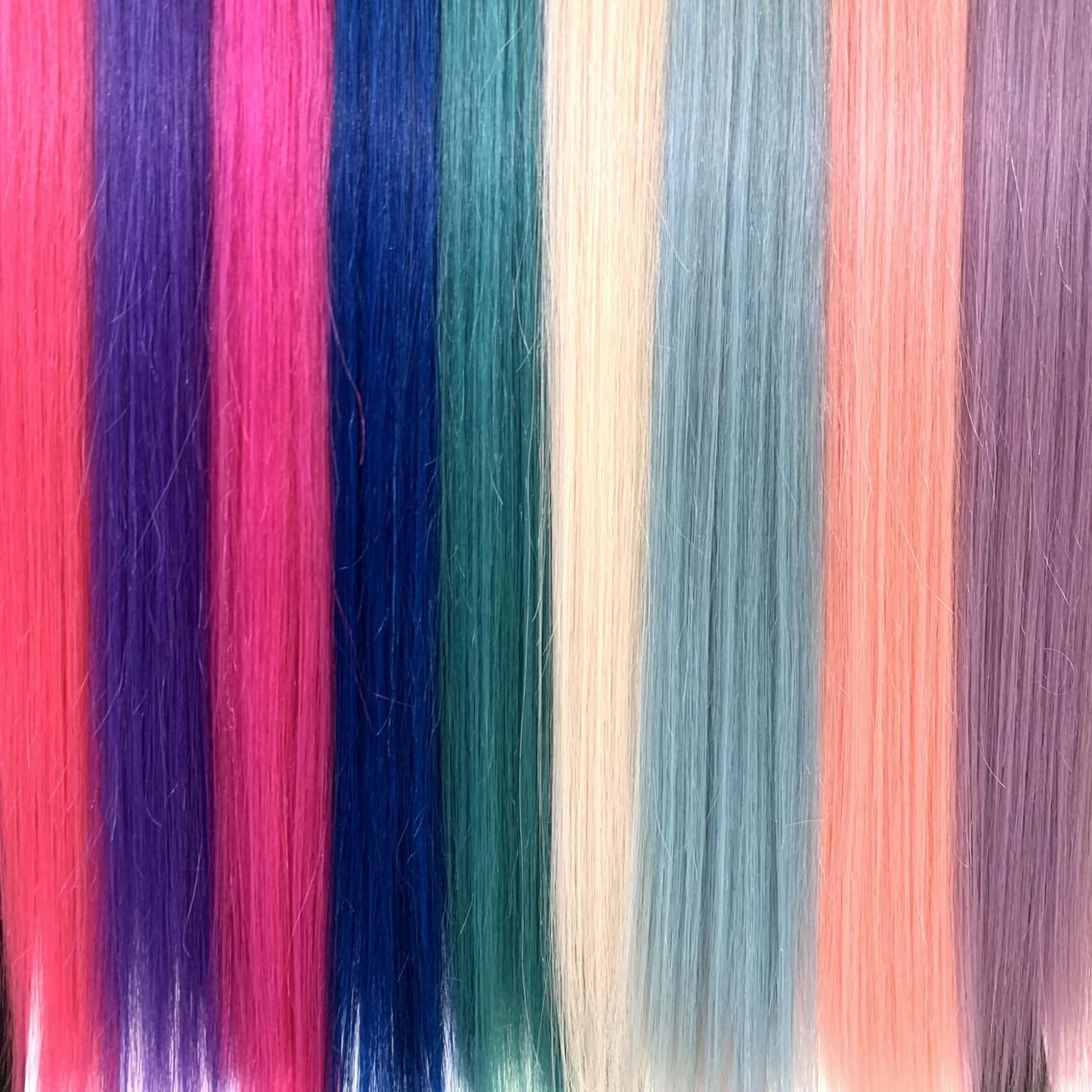 💜推し新色22色再入荷❗️推しnewカラー原色シール登場❤️🧡インナー.イヤリングに髪を傷めず❤️１０本～の写真