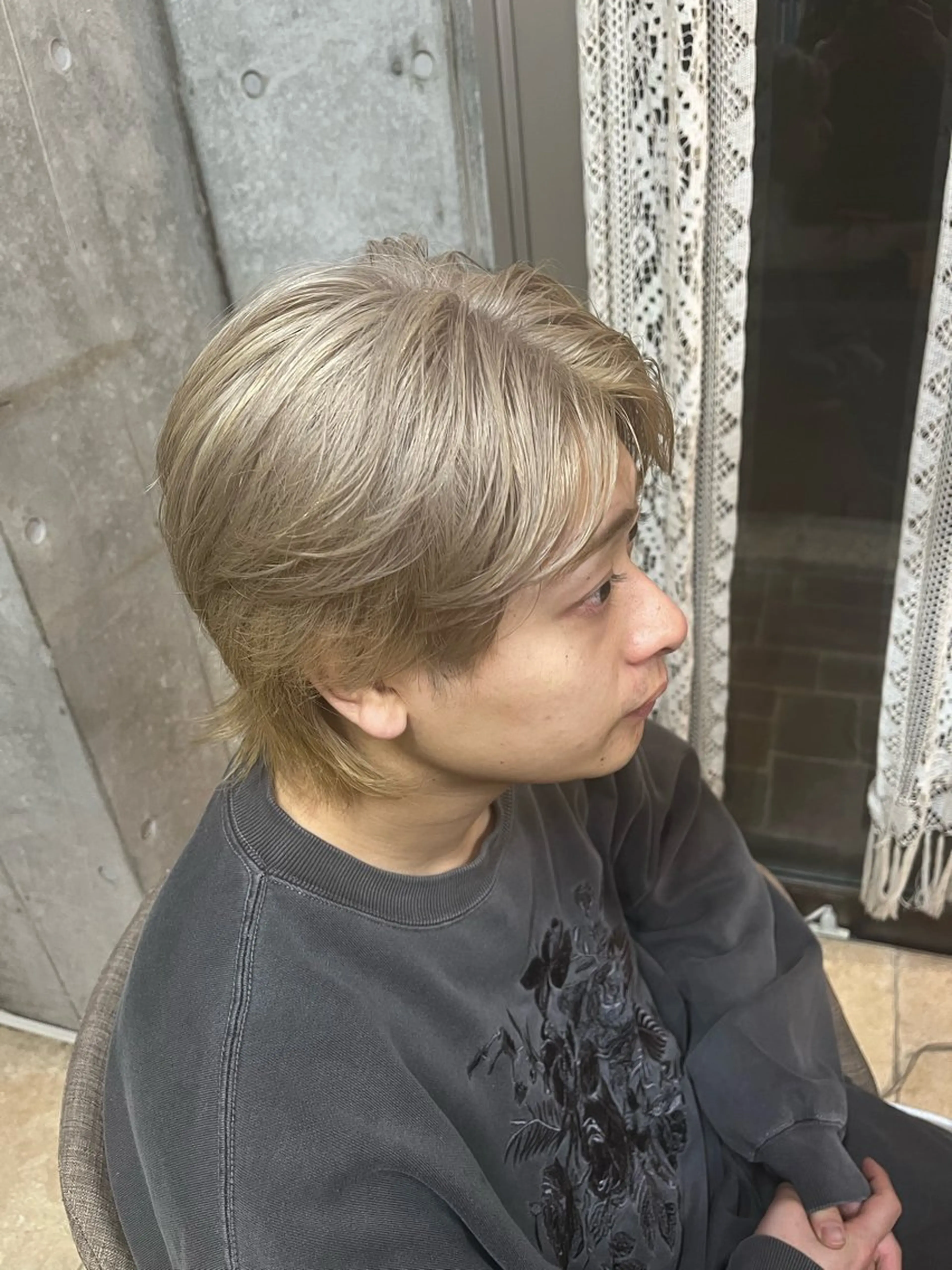 ショート カラー 🌱ぱっつとボブカ ット🌱/Ryotaのヘアスタイル