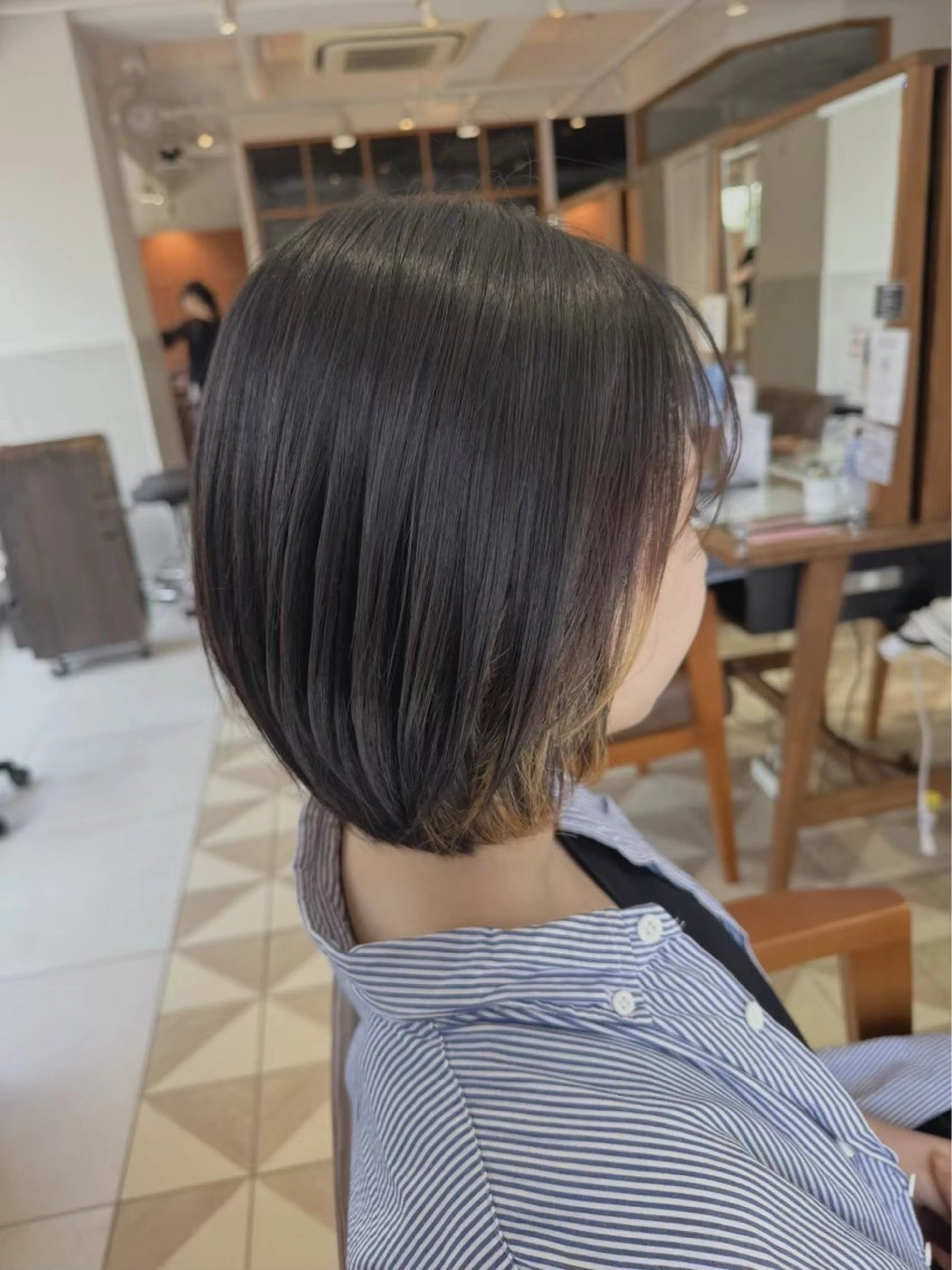 ショート カラー カット ヘアカラー トリートメント 🤍FUKUMURA 🤍のヘアスタイル