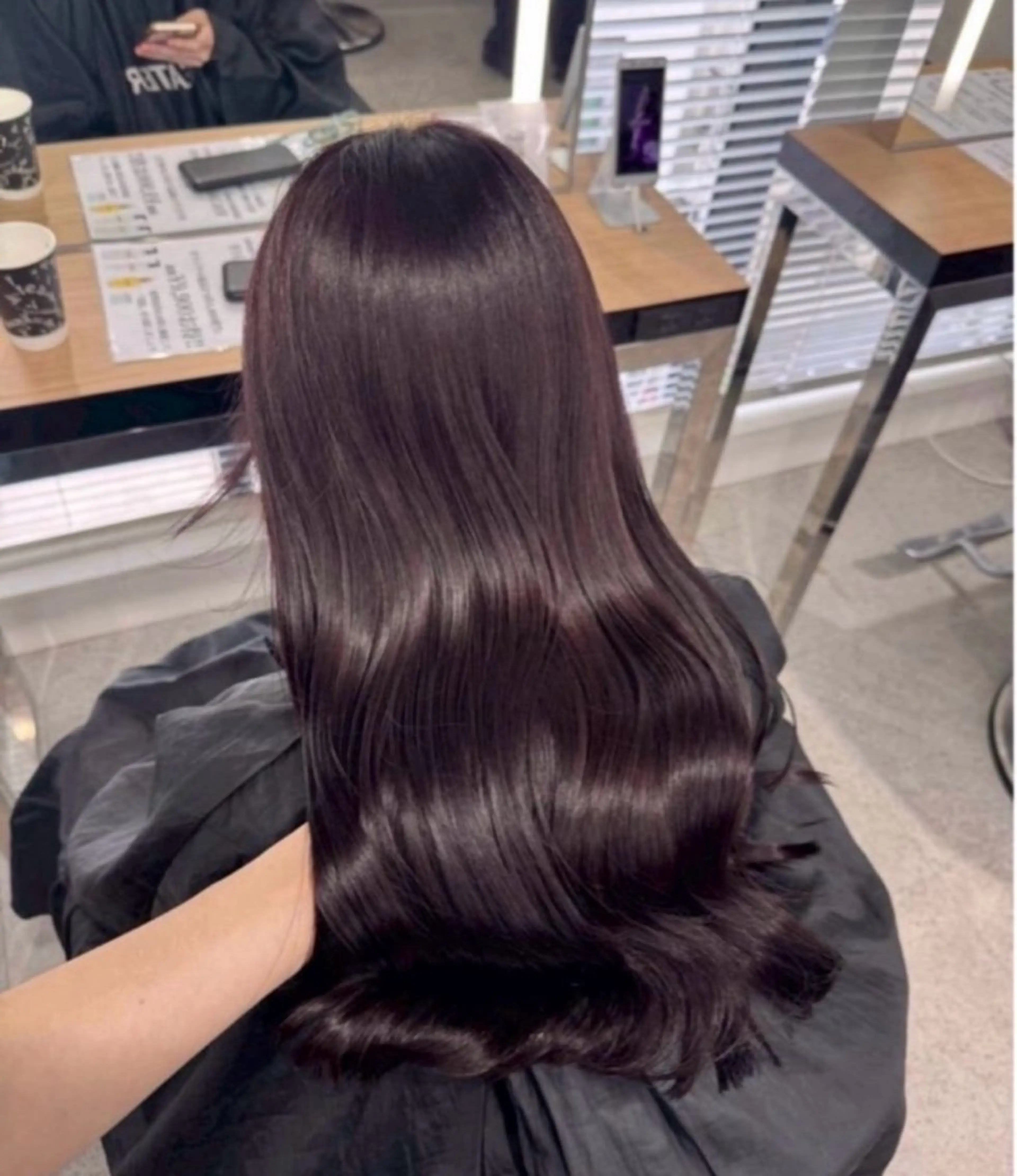 ロング ヘアカラー miku/ラベンダー 透明感カラー🪻❤︎のヘアスタイル