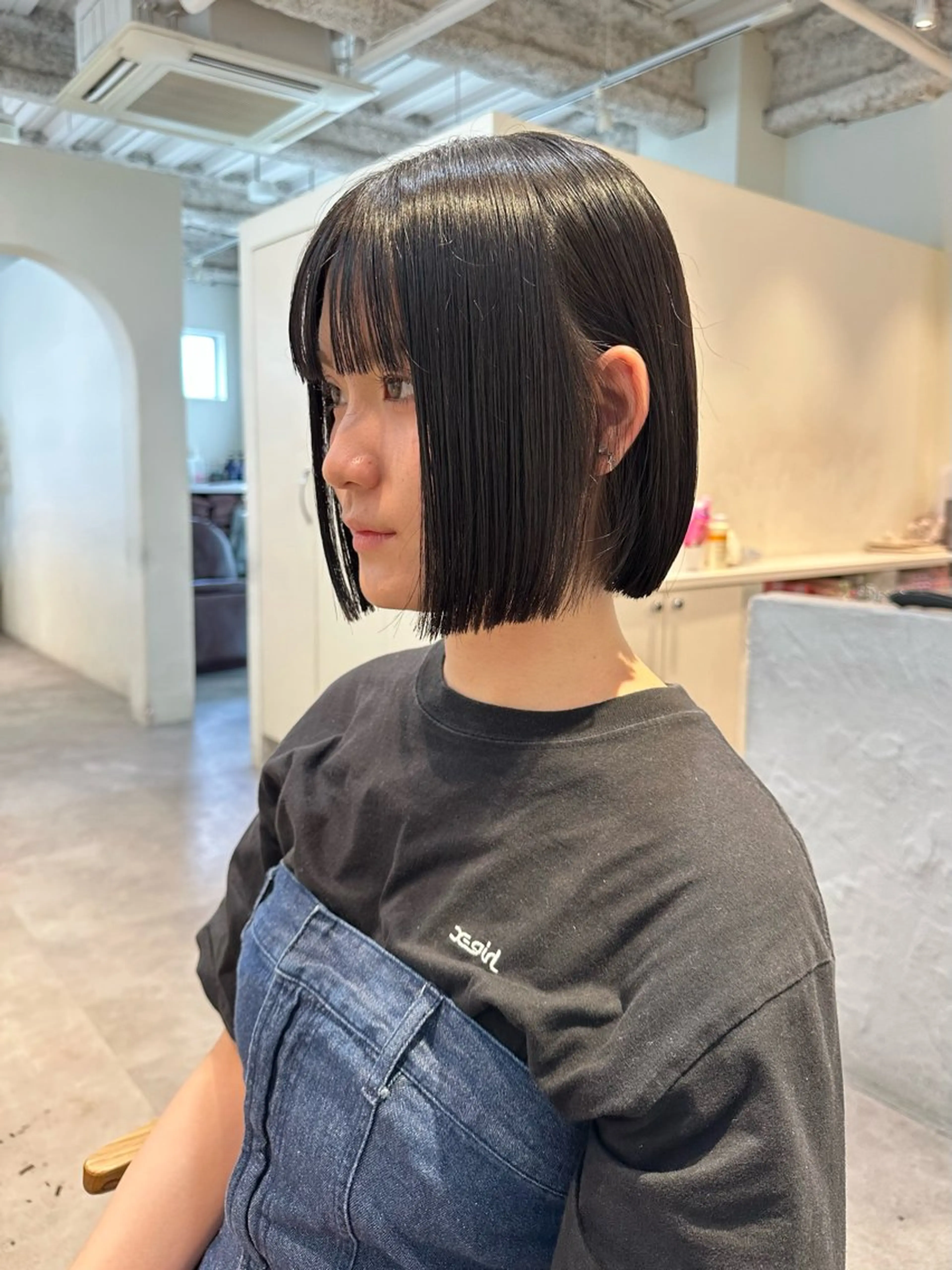 ショート HANAME 原宿美容室のヘアスタイル