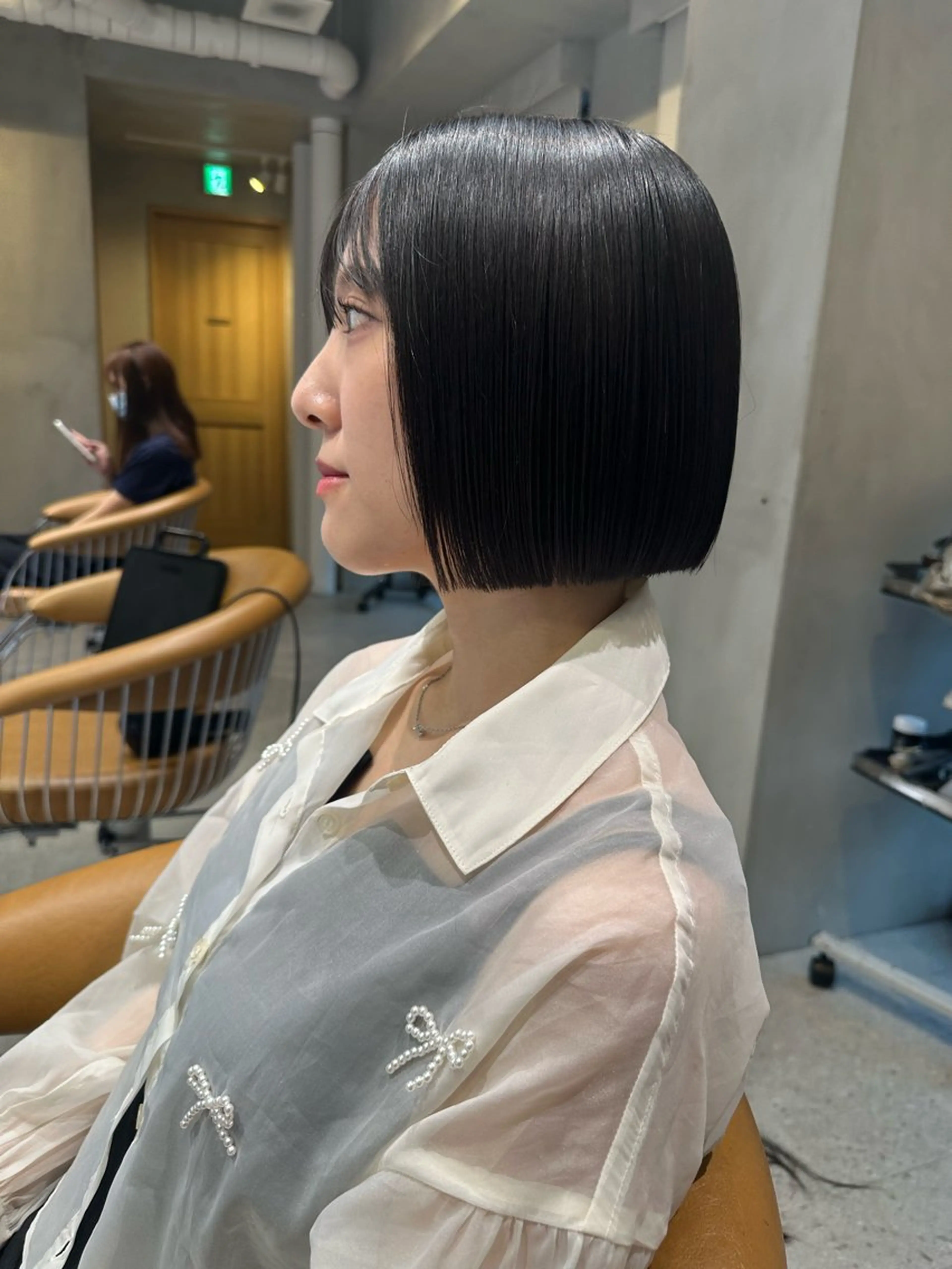 ショート ボブ 福島 立也のヘアスタイル