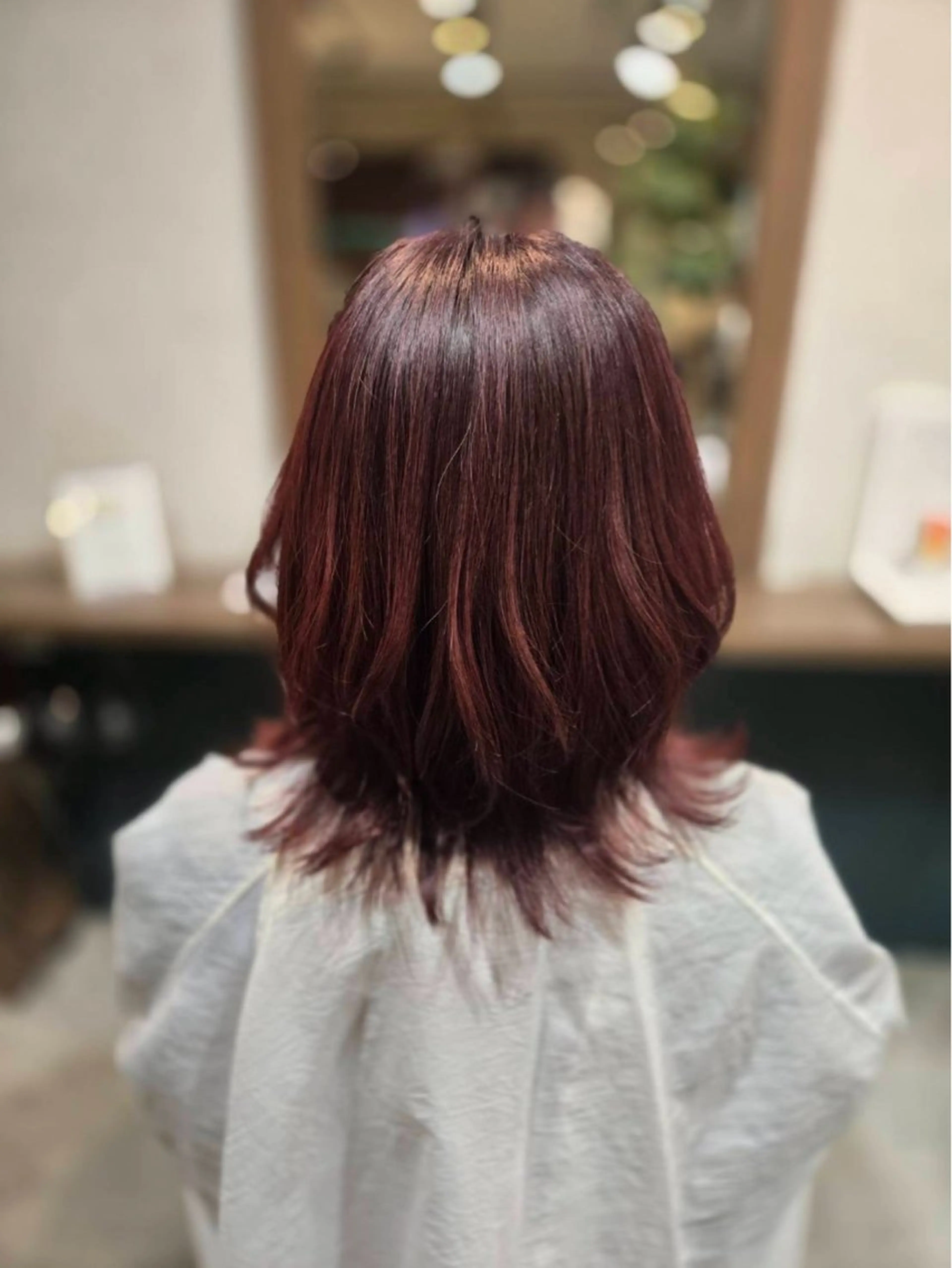 セミロング ヘアカラー 坂井 唯人のヘアスタイル