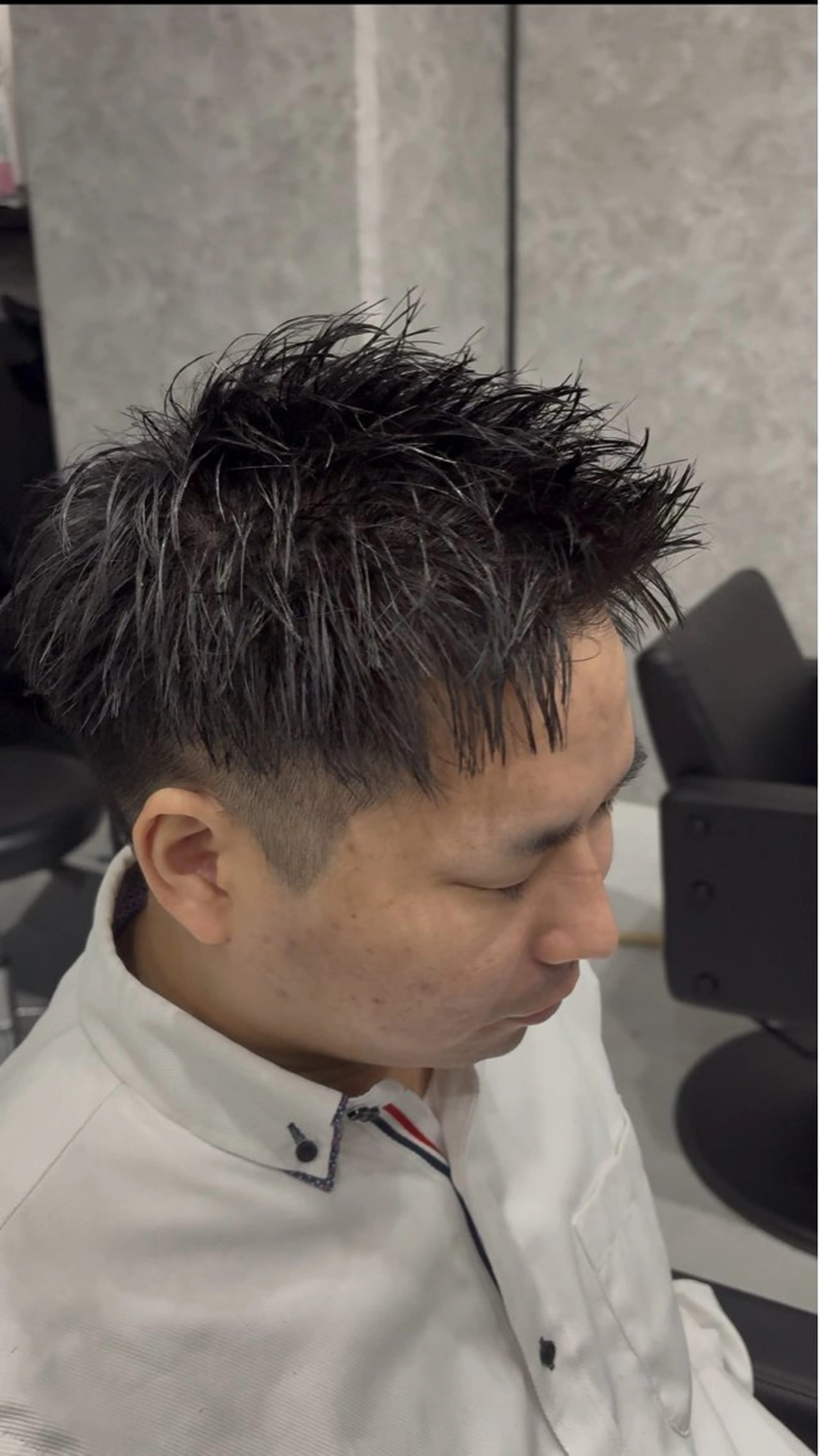 ショート メンズ アップバング 🔥メンズ特化🔥 真裟斗のヘアスタイル