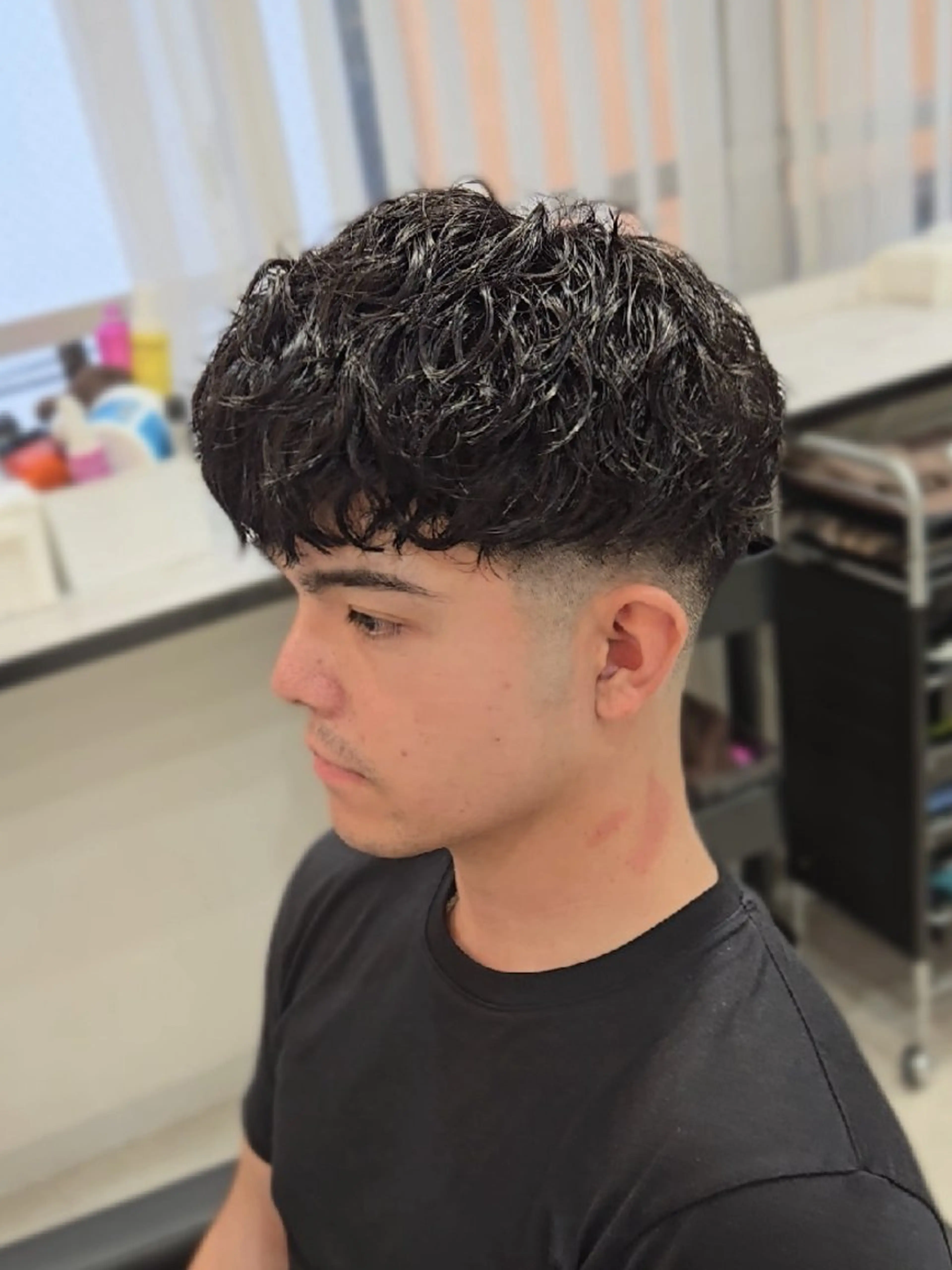 ショート パーマ メンズ メンズパーマ カット パーマ ヘアセット LEN名古屋/パーマ 海外ヘア/メンズ特化のヘアスタイル