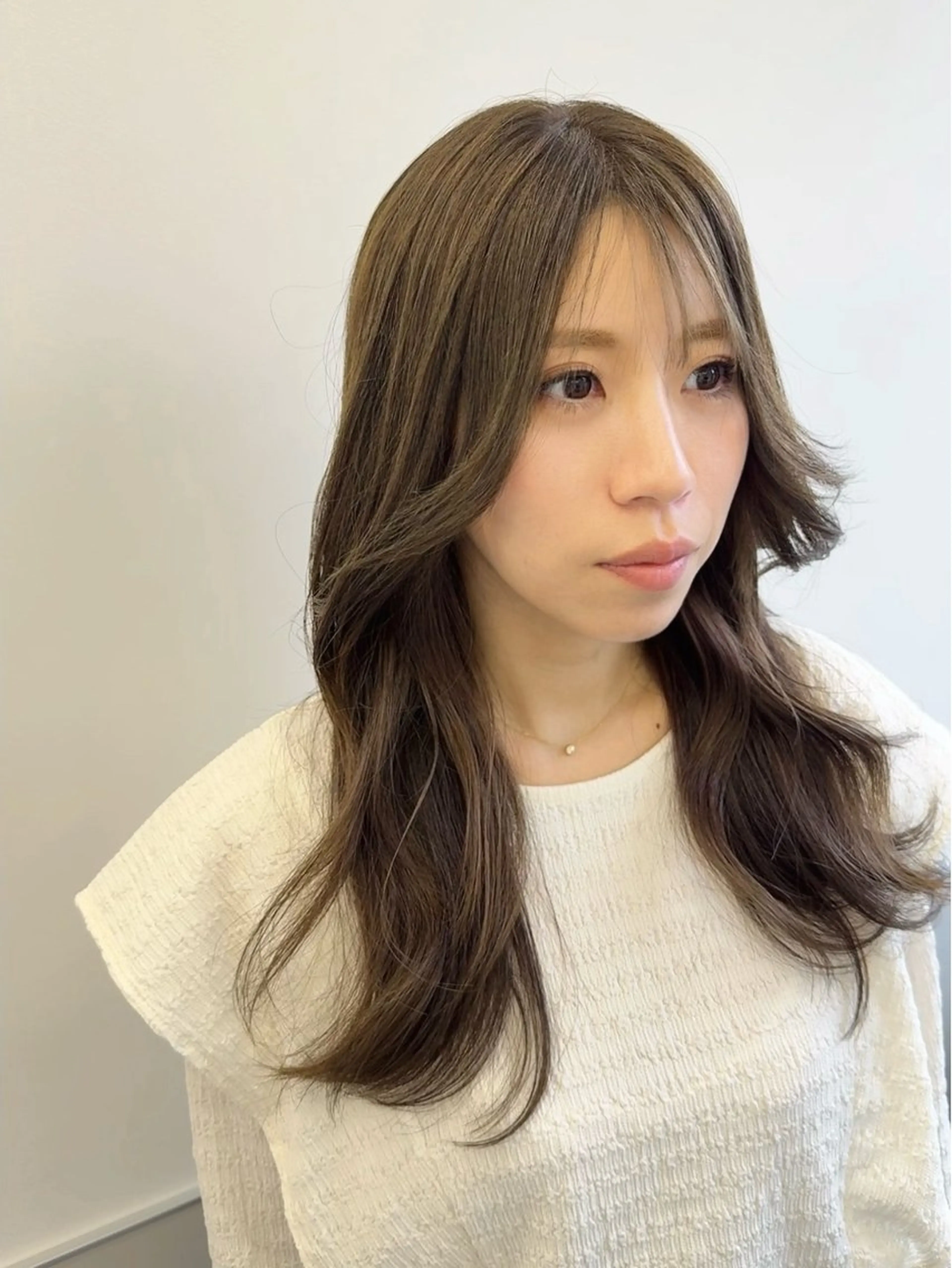 ロング カラー カット ヘアカラー 縮毛矯正 トリートメント 韓国ヘア🇰🇷 スズキのヘアスタイル