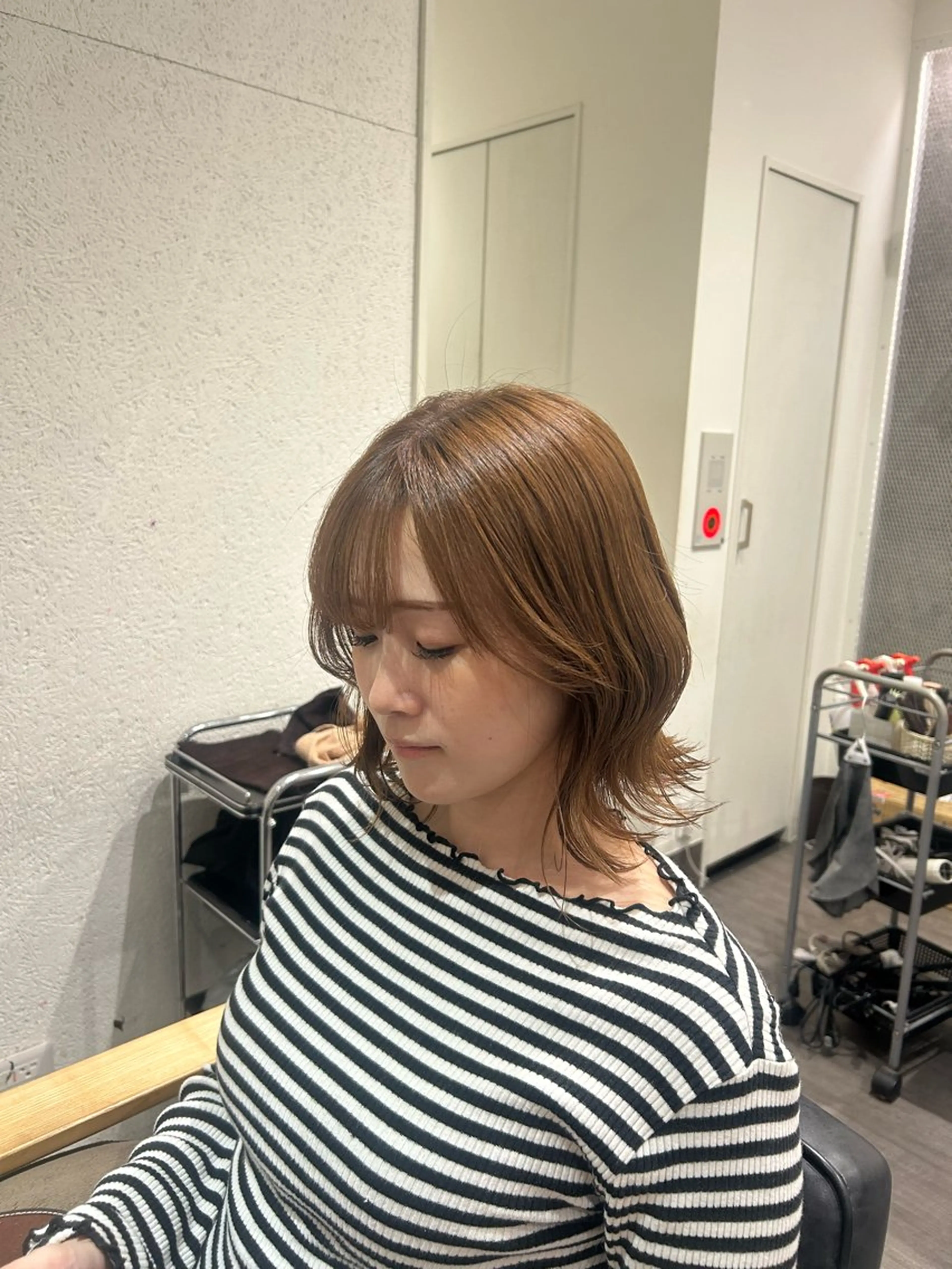 ショート カラー ヘアアレンジ ブラウンカラー モカブラウン cocotte 💟草間紫音💟のヘアスタイル