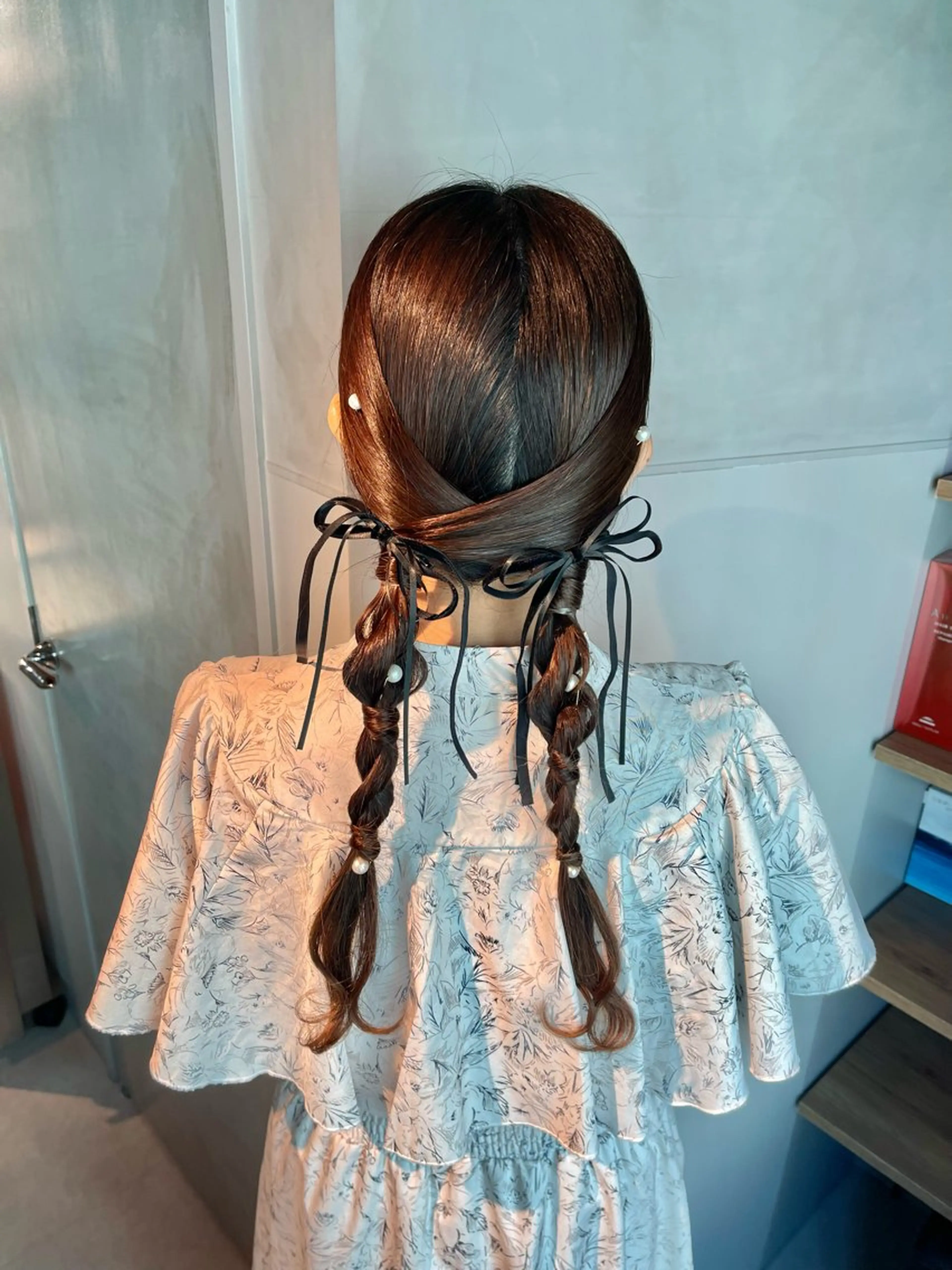 ヘアアレンジ ポニーテール 結婚式・ブライダル 卒業式のヘアスタイル ヘアセット charm《銀座》 ヘアセット/縮毛矯正のヘアスタイル