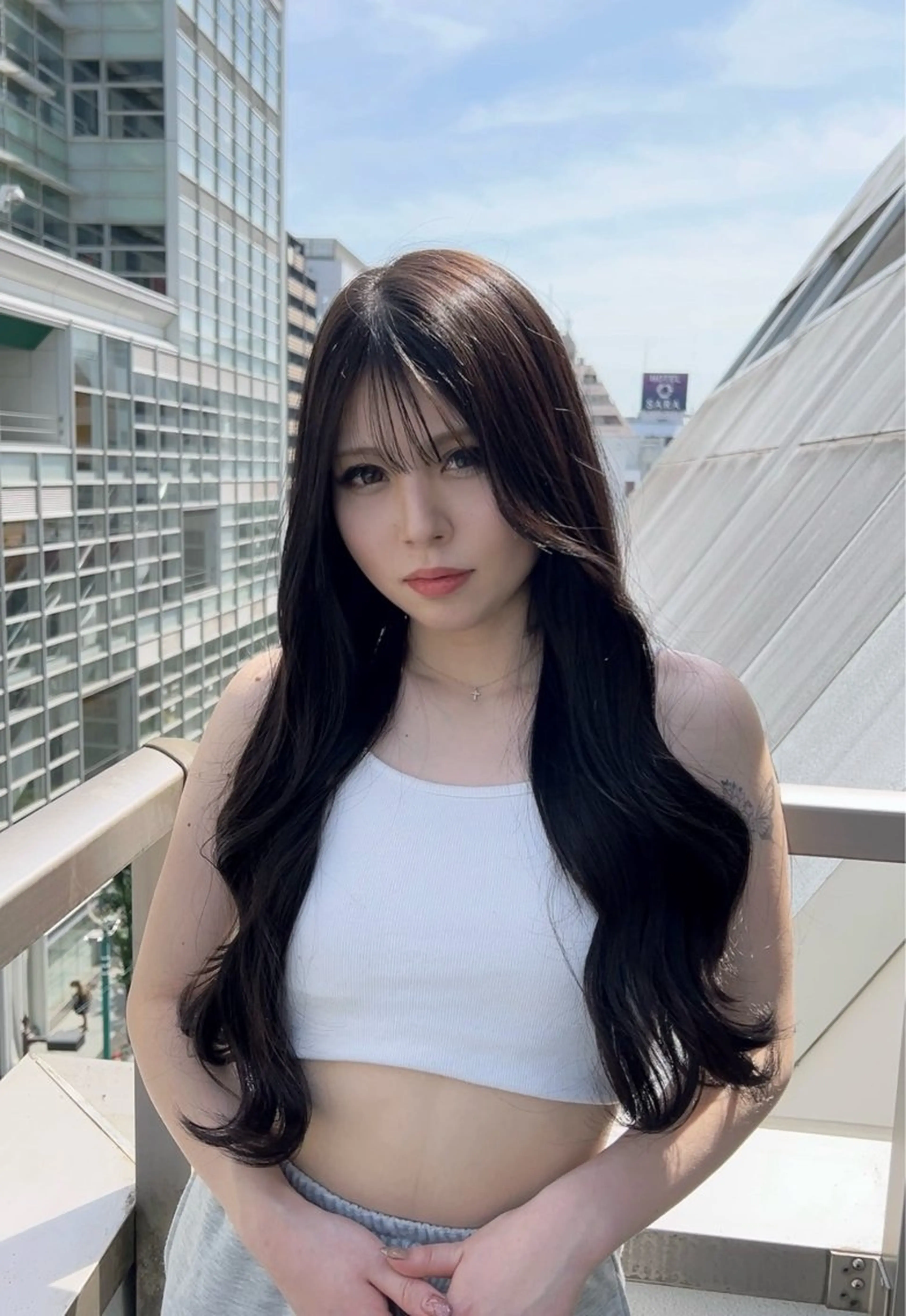 ロング 髪質改善 縮毛矯正 トリートメント カット トリートメント 🫧髪質改善 講師🫧🍎幹細胞のヘアスタイル