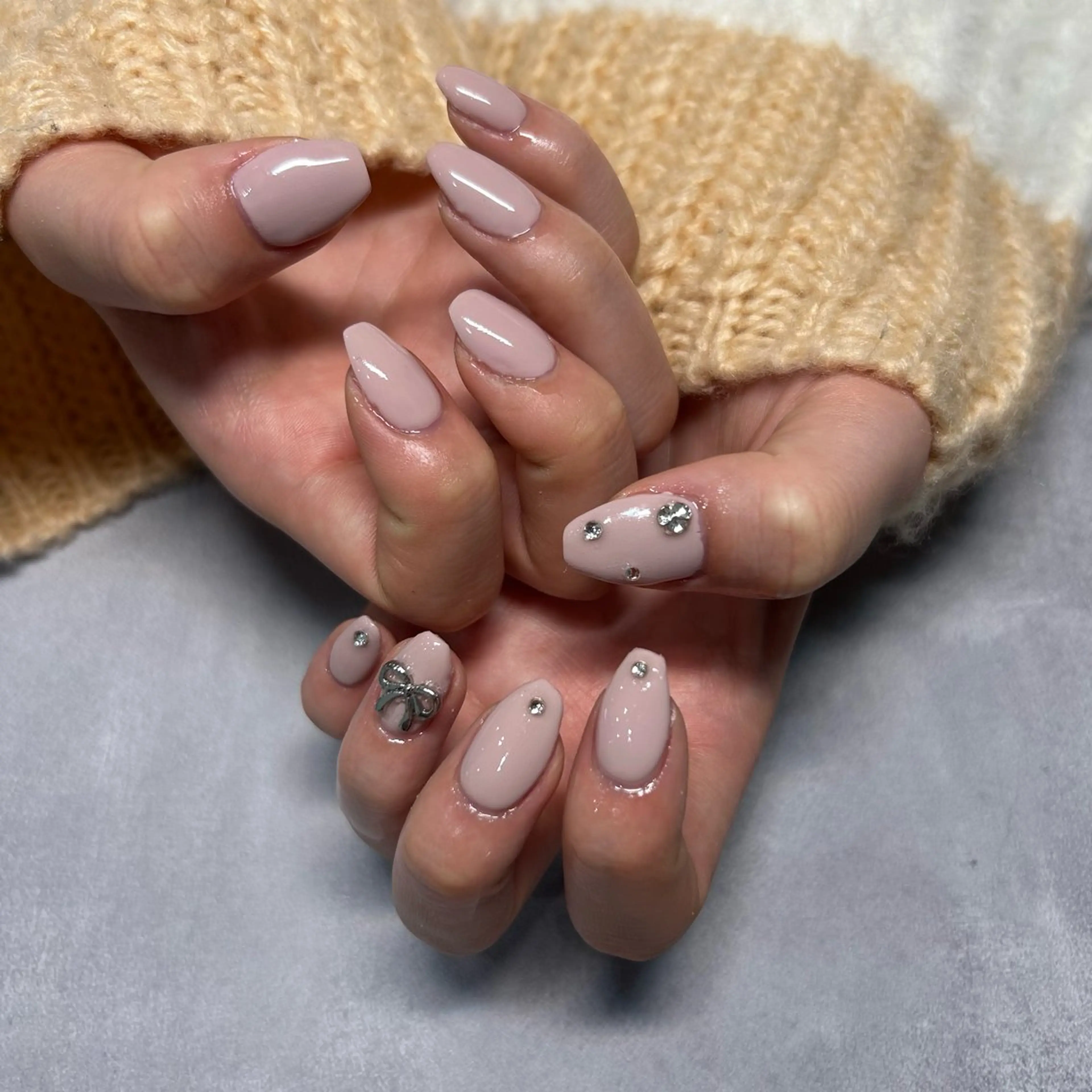 ネイル ワンカラーネイル nail salon BONはるのネイルデザイン