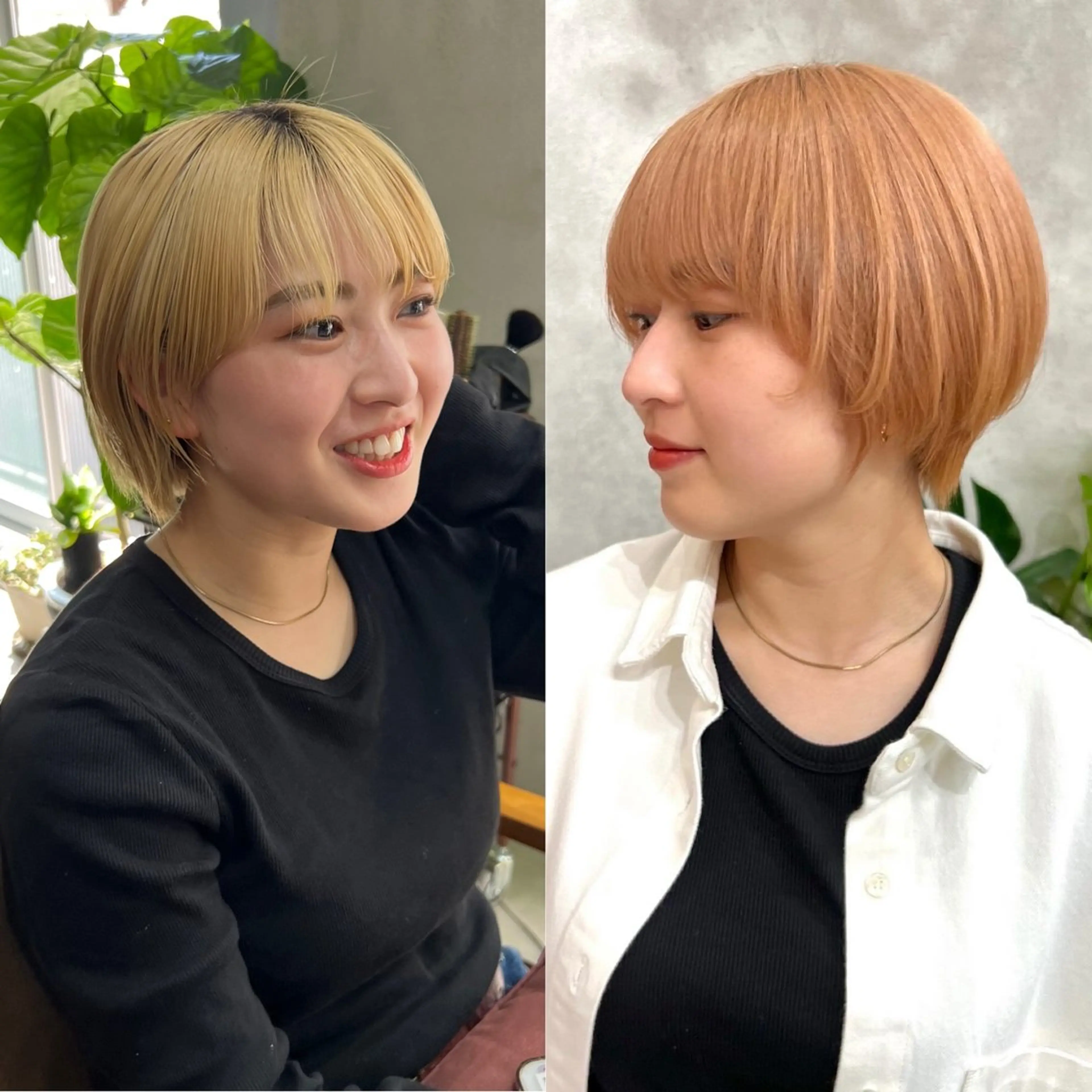 ショート カラー オレンジ ショートヘア U-fuショート 伊藤拓海のヘアスタイル