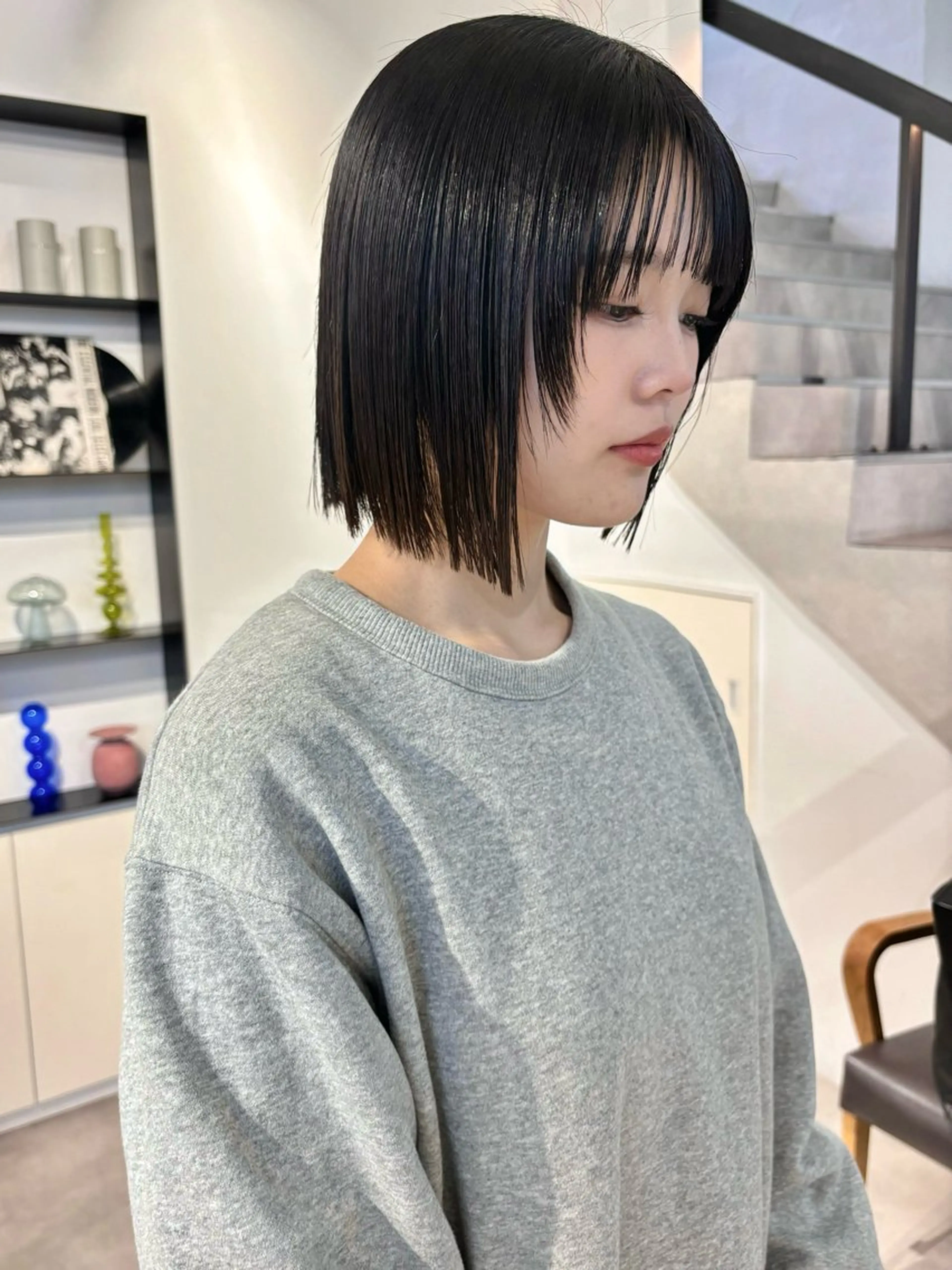 ショート ボブ 髪質改善 トリートメント カット トリートメント Kureha/ネイル トレンドヘアのマツエク・マツパデザイン