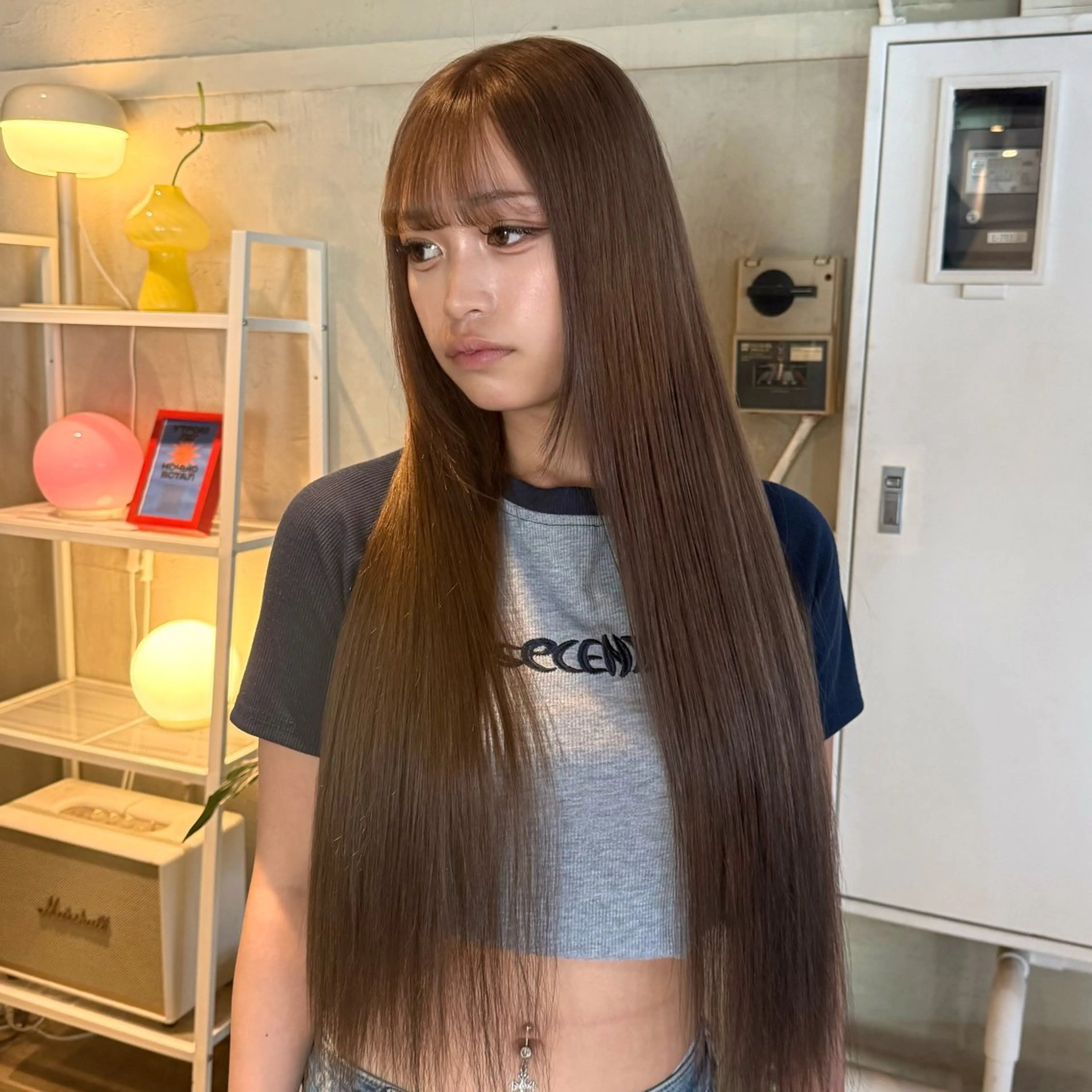 ロング カラー ヘアアレンジ ヘアカラー トリートメント ヘアセット 海外/ハイトーン🪽 ☯️ami☯️のヘアスタイル