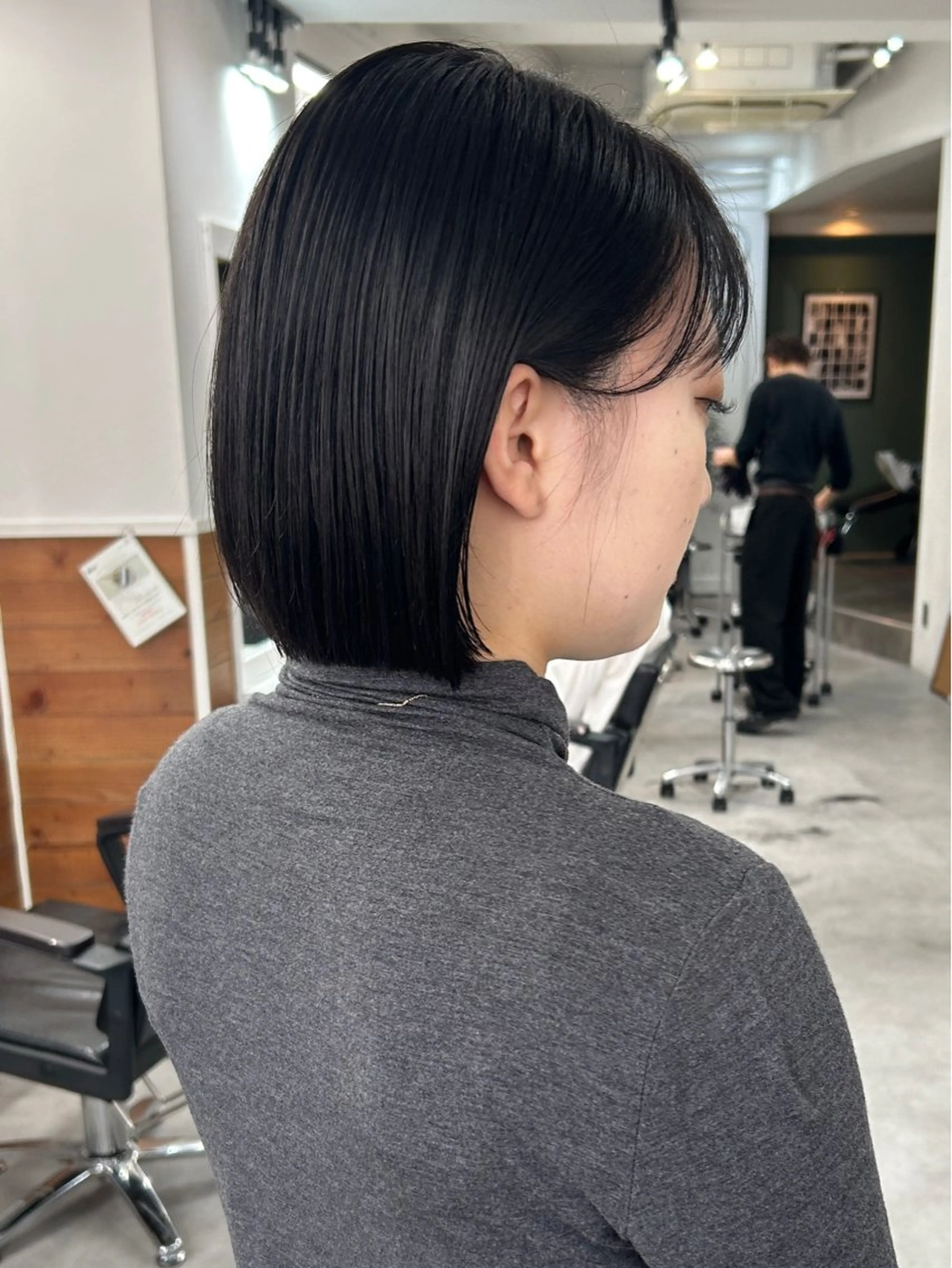 ミディアム カラー レイヤーボブ/ 艶カラー/サナ🌼のヘアスタイル