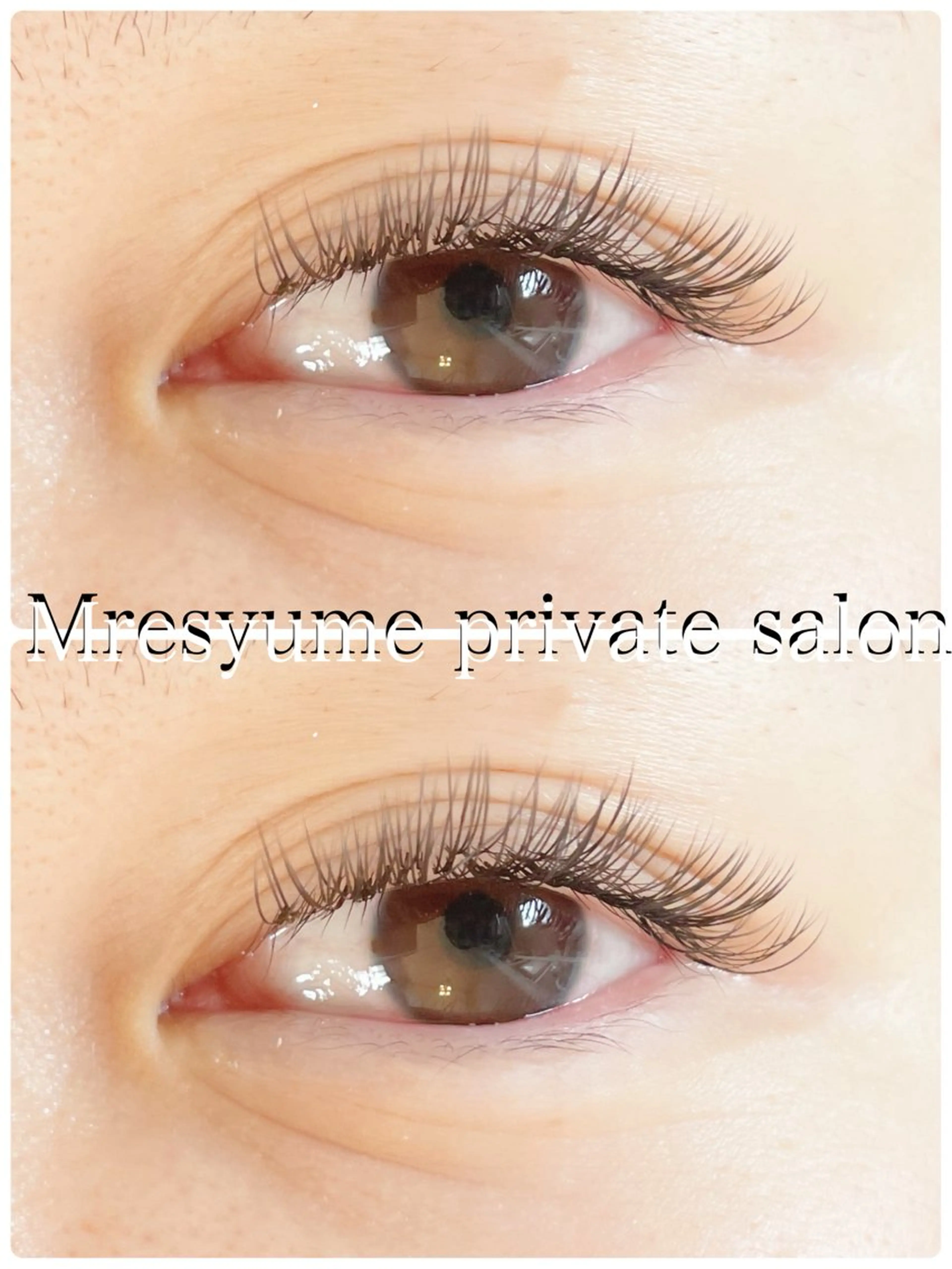 マツエク・マツパ Mresyume MAYUのマツエク・マツパデザイン