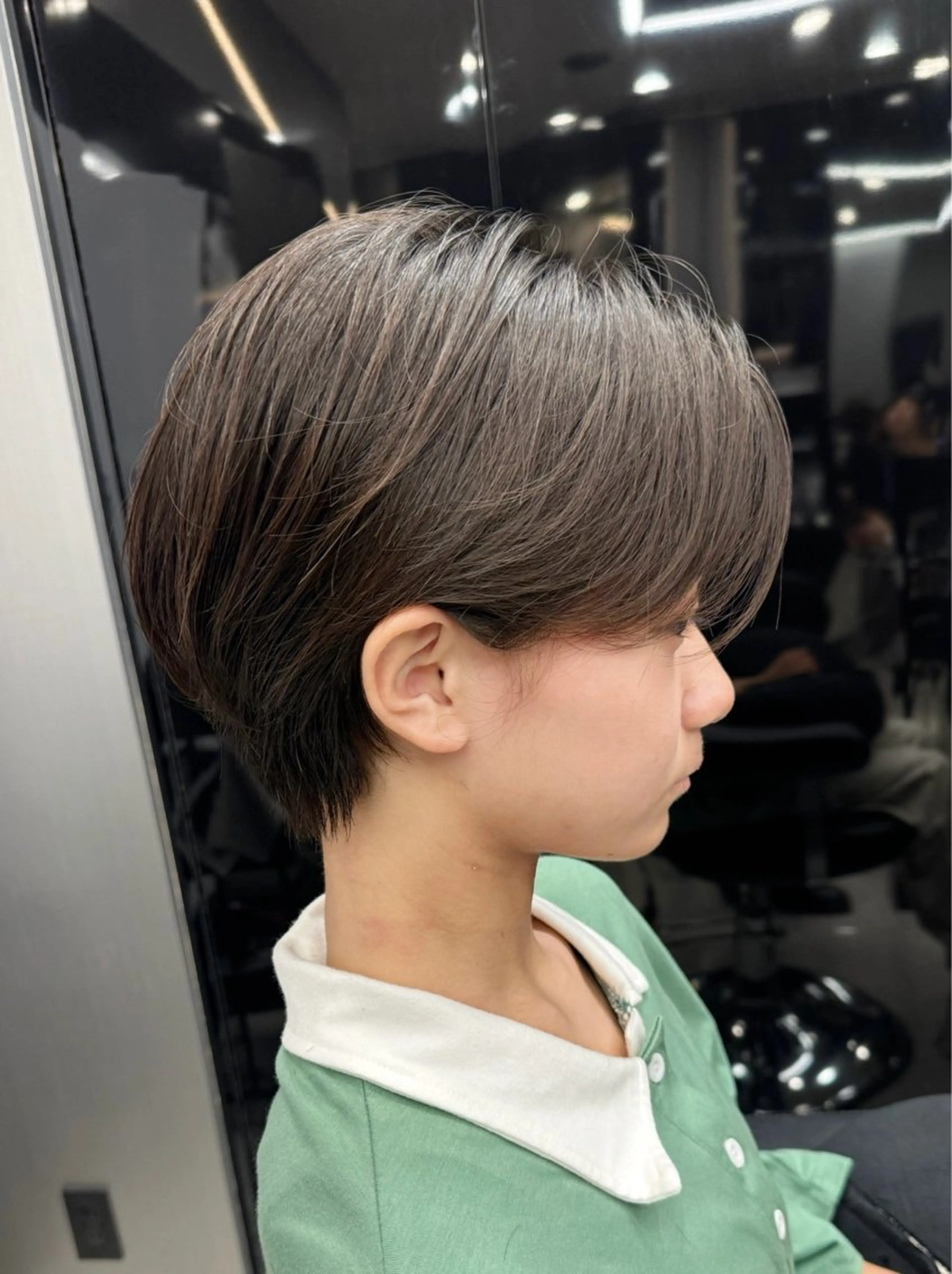 ショート カット 縮毛矯正 トリートメント 🧡/艶髪/桑原 拓也/ショート/🧡のヘアスタイル