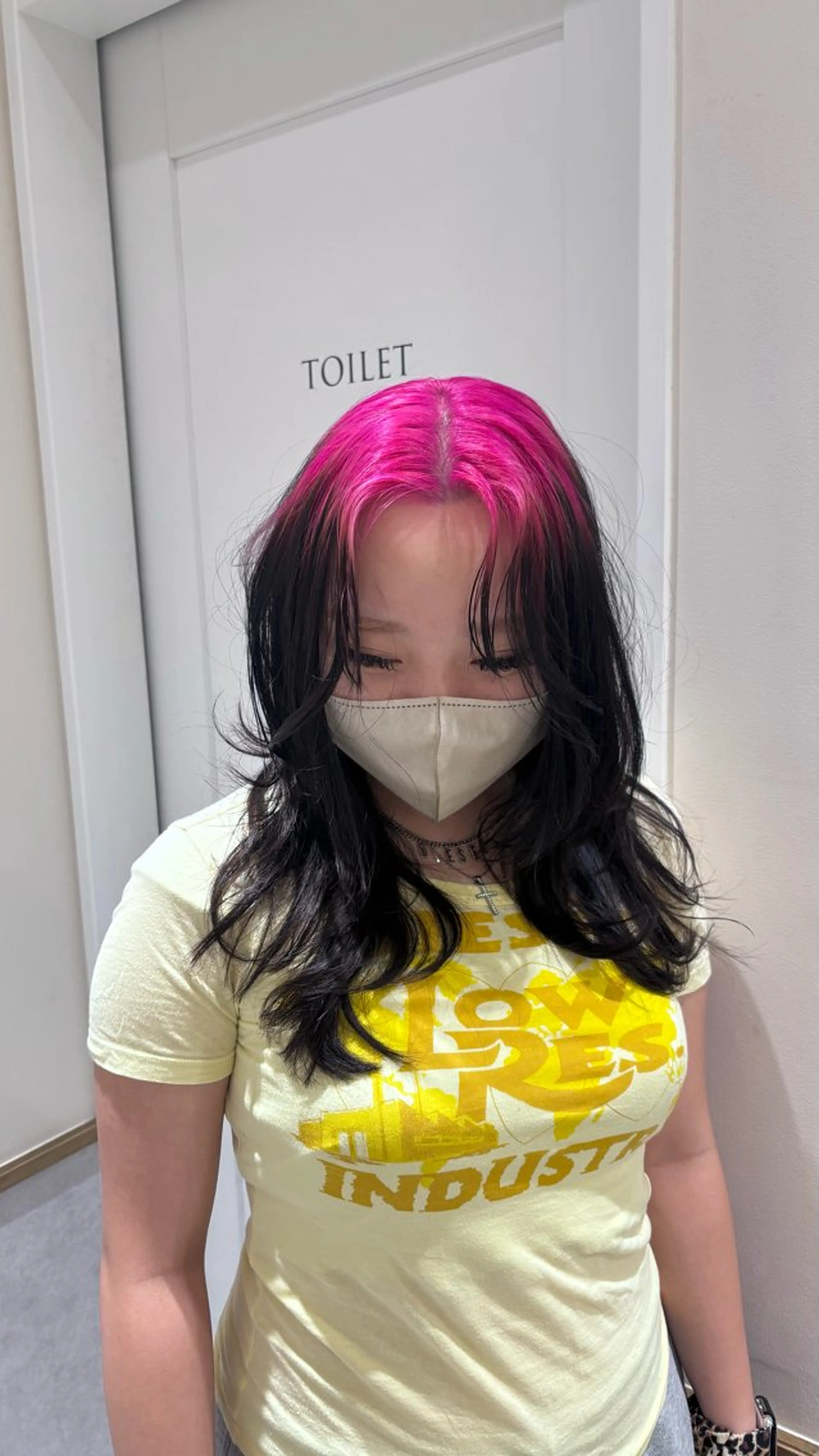 セミロング カラー ヘアカラー ヘアセット ハイトーンカラー🫧 🥣KYOKAのヘアスタイル