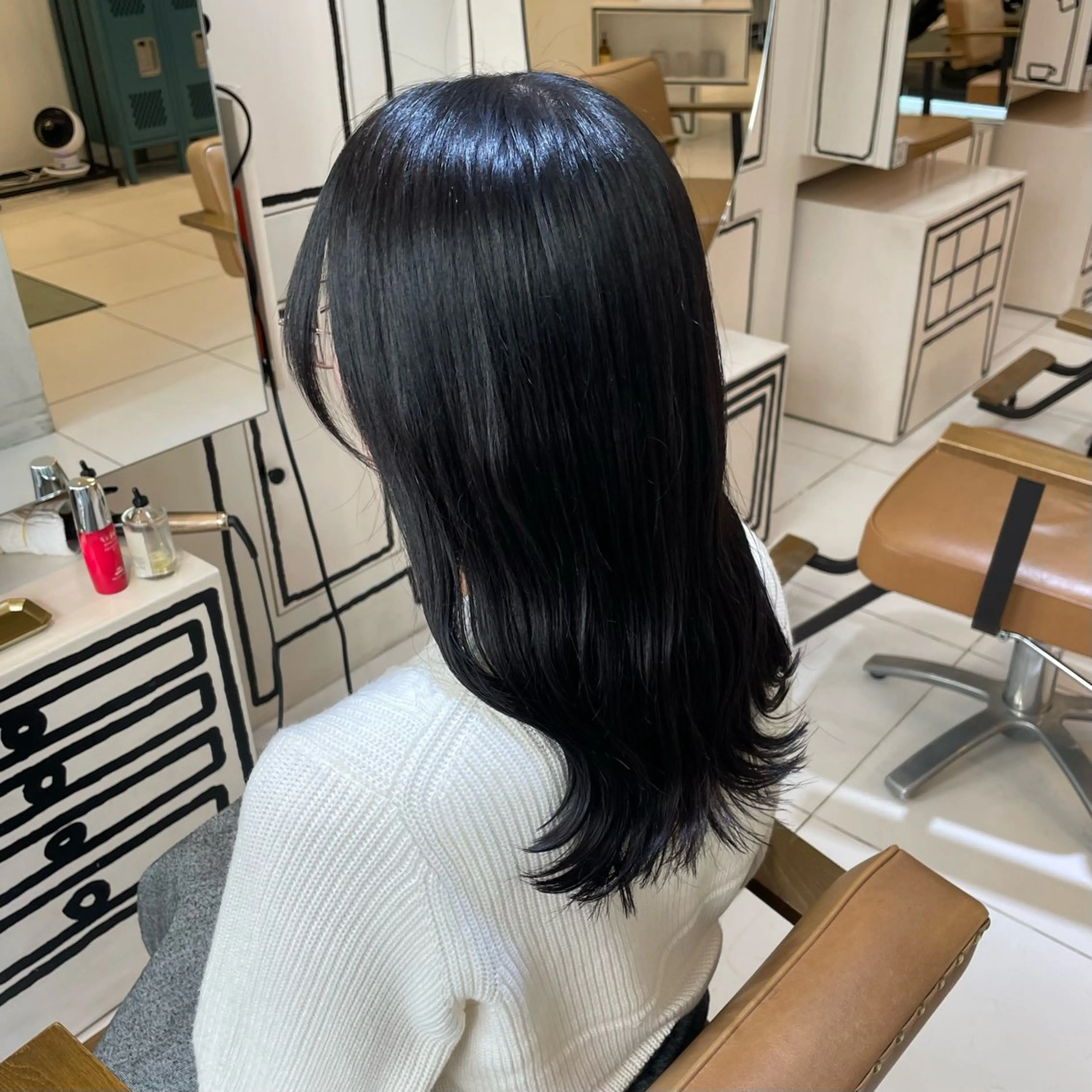 セミロング 田口 花葉のヘアスタイル