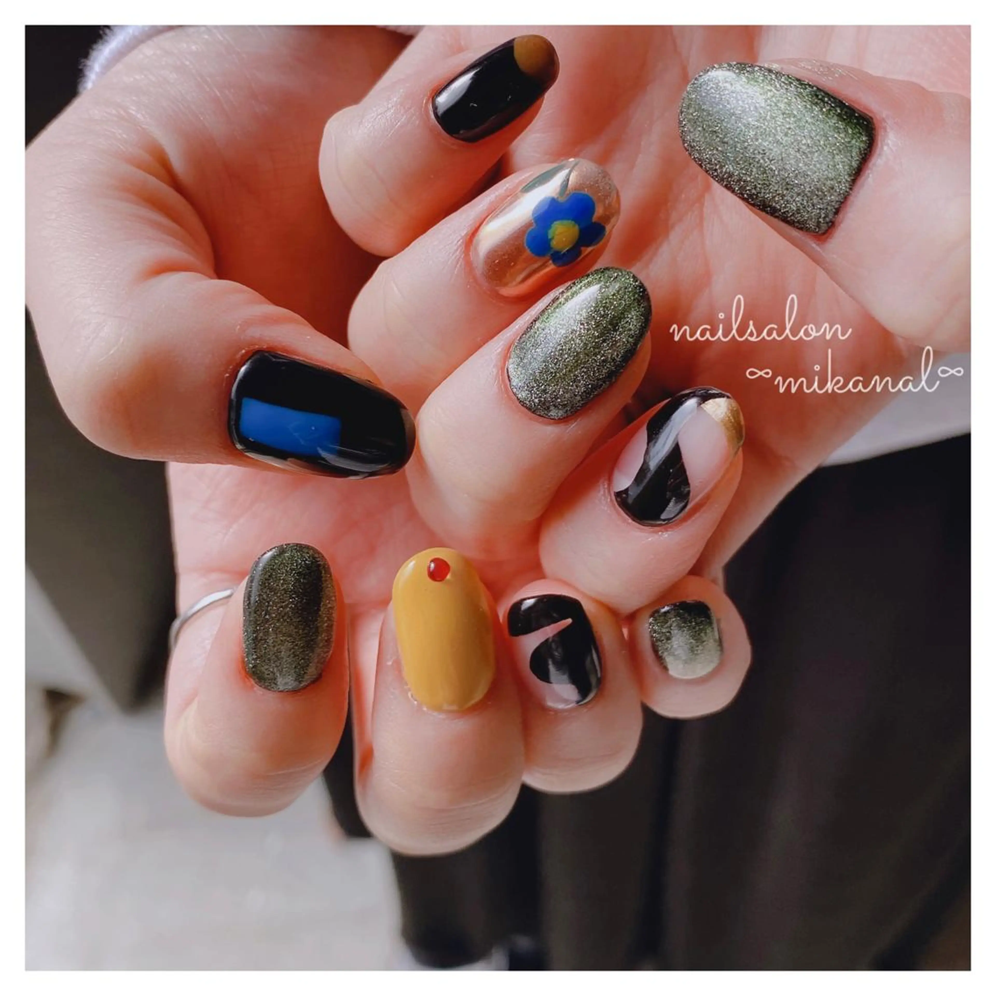 ネイル ハンドネイル nailsalon ∞ ﾐｶﾅﾙ ∞のネイルデザイン