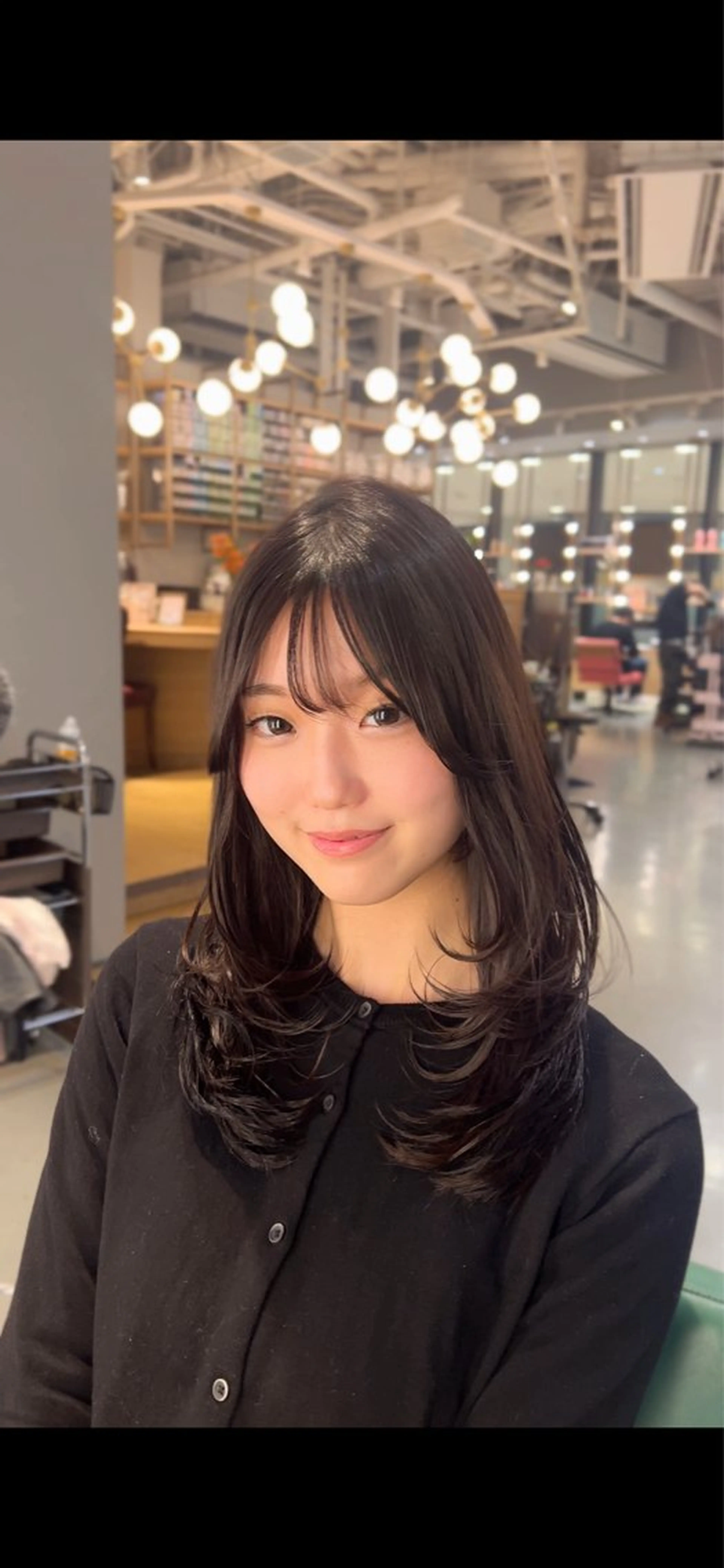 ミディアム カラー 韓国風ヘア ヘアカラー トリートメント Hotaru/梅田 /茶屋町のヘアスタイル