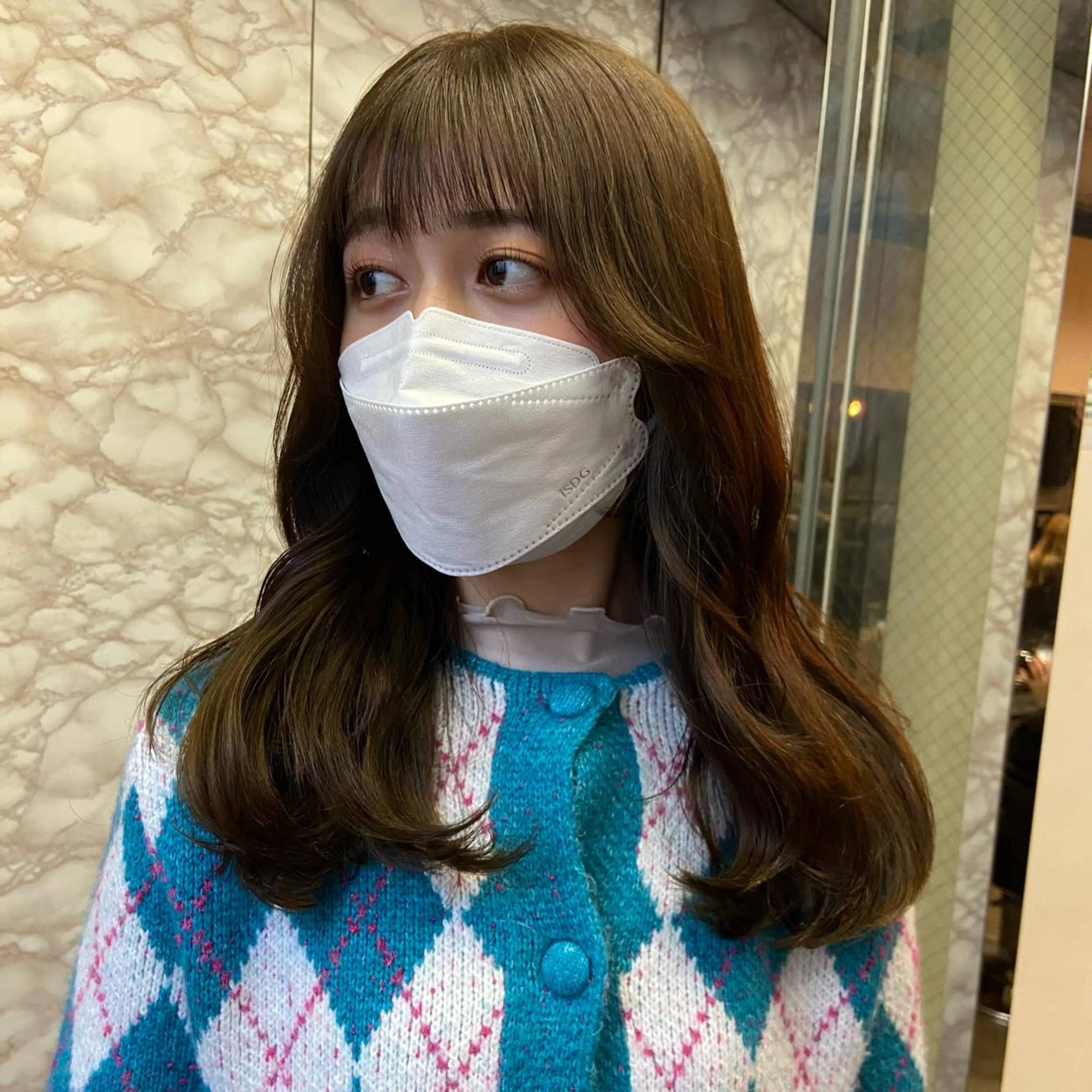 ロング ヘアカラー トリートメント ヘアセット 地毛風艶カラー🌿 喜多夏海のヘアスタイル