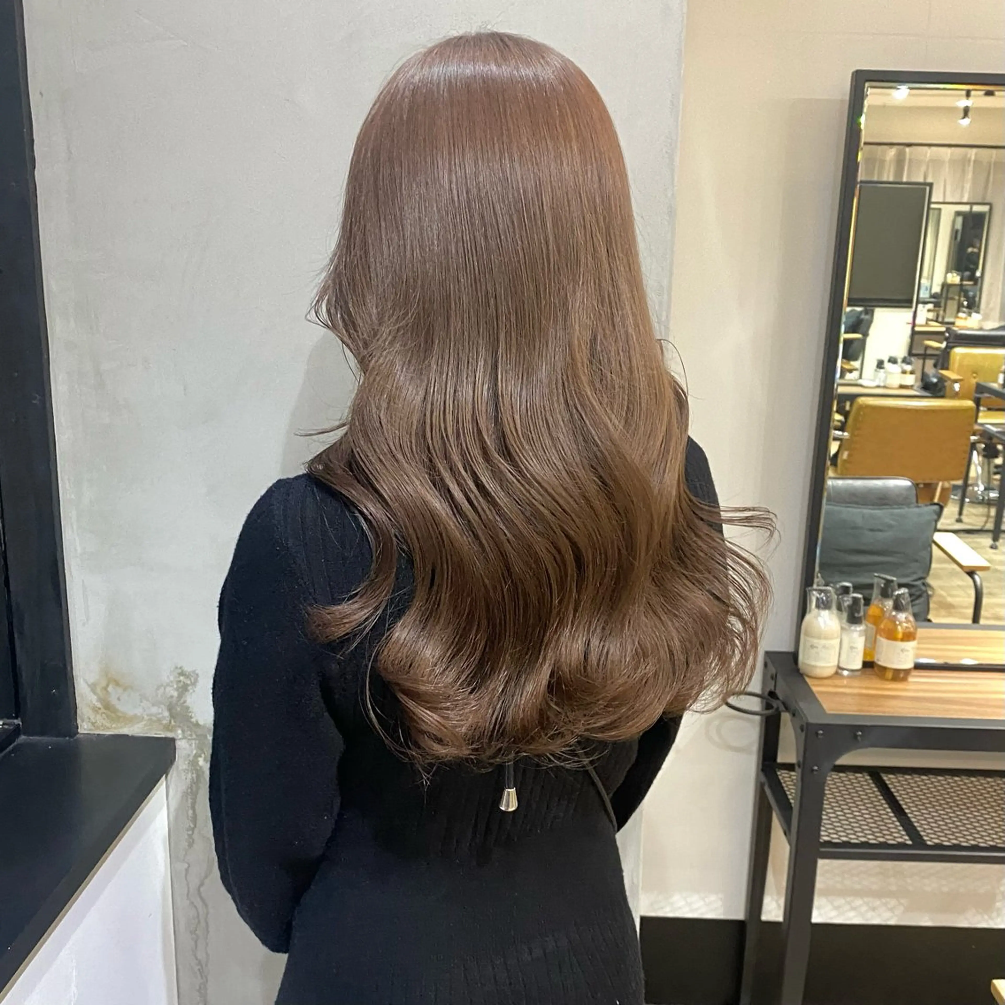 ロング カラー ヘアカラー トリートメント otoha✳︎ くすみカラーのヘアスタイル