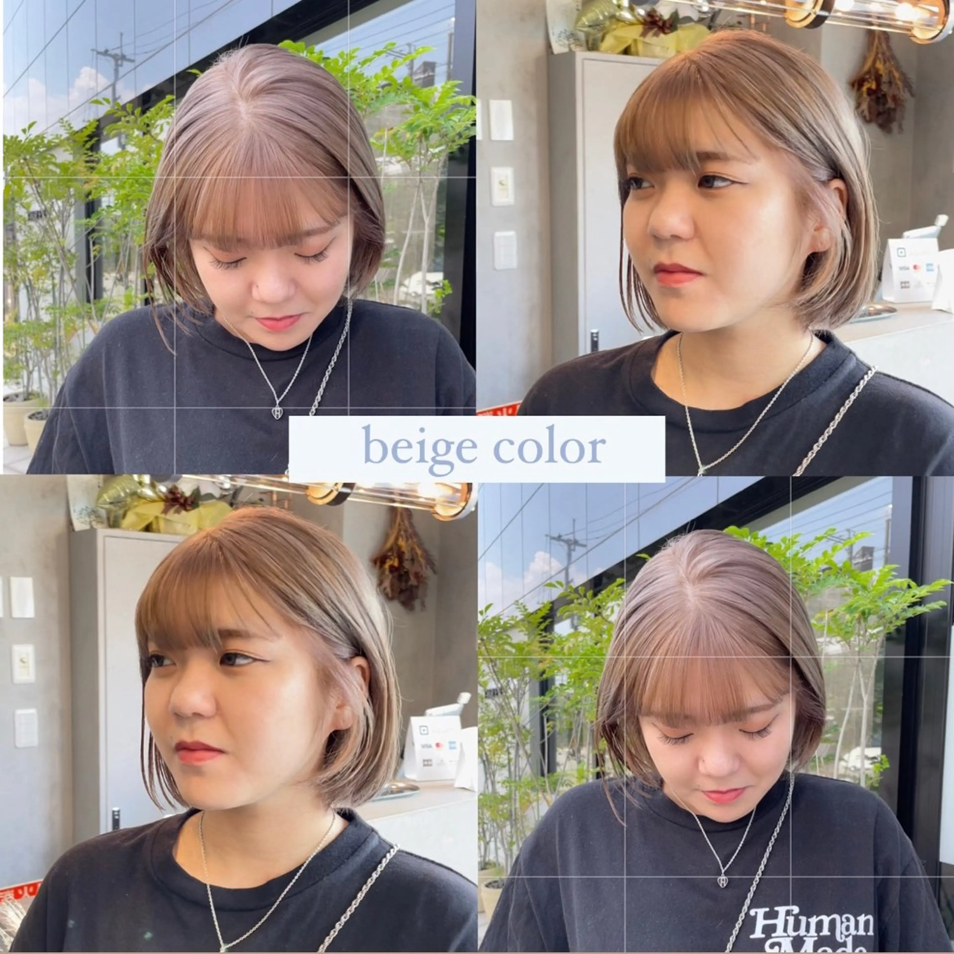 ショート カラー ベージュカラー 透明感カラー ヘアカラー 博多ブリーチ /Ririkaのヘアスタイル