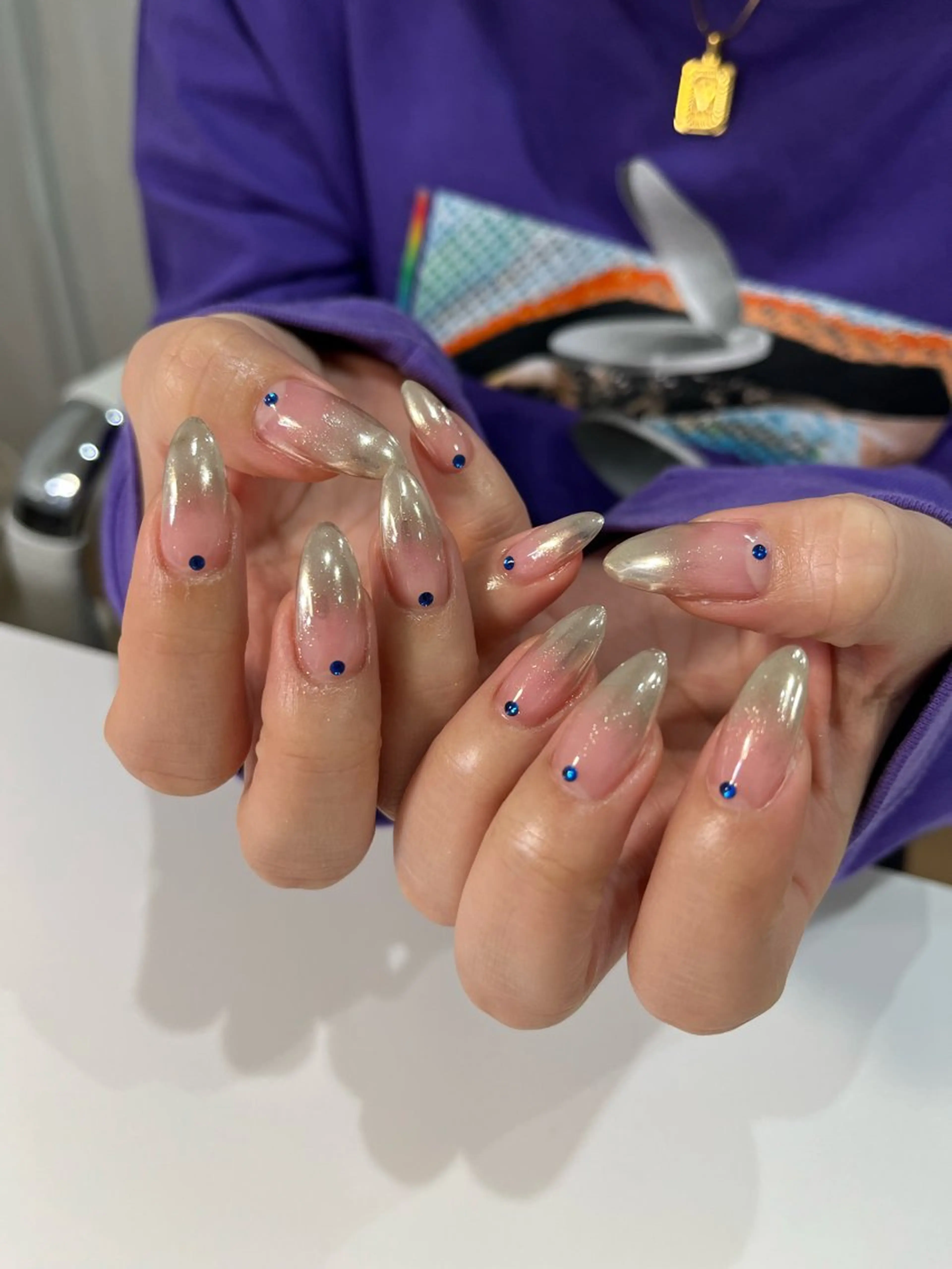 ネイル ストーンネイル ハンドネイル nail by minamiのネイルデザイン